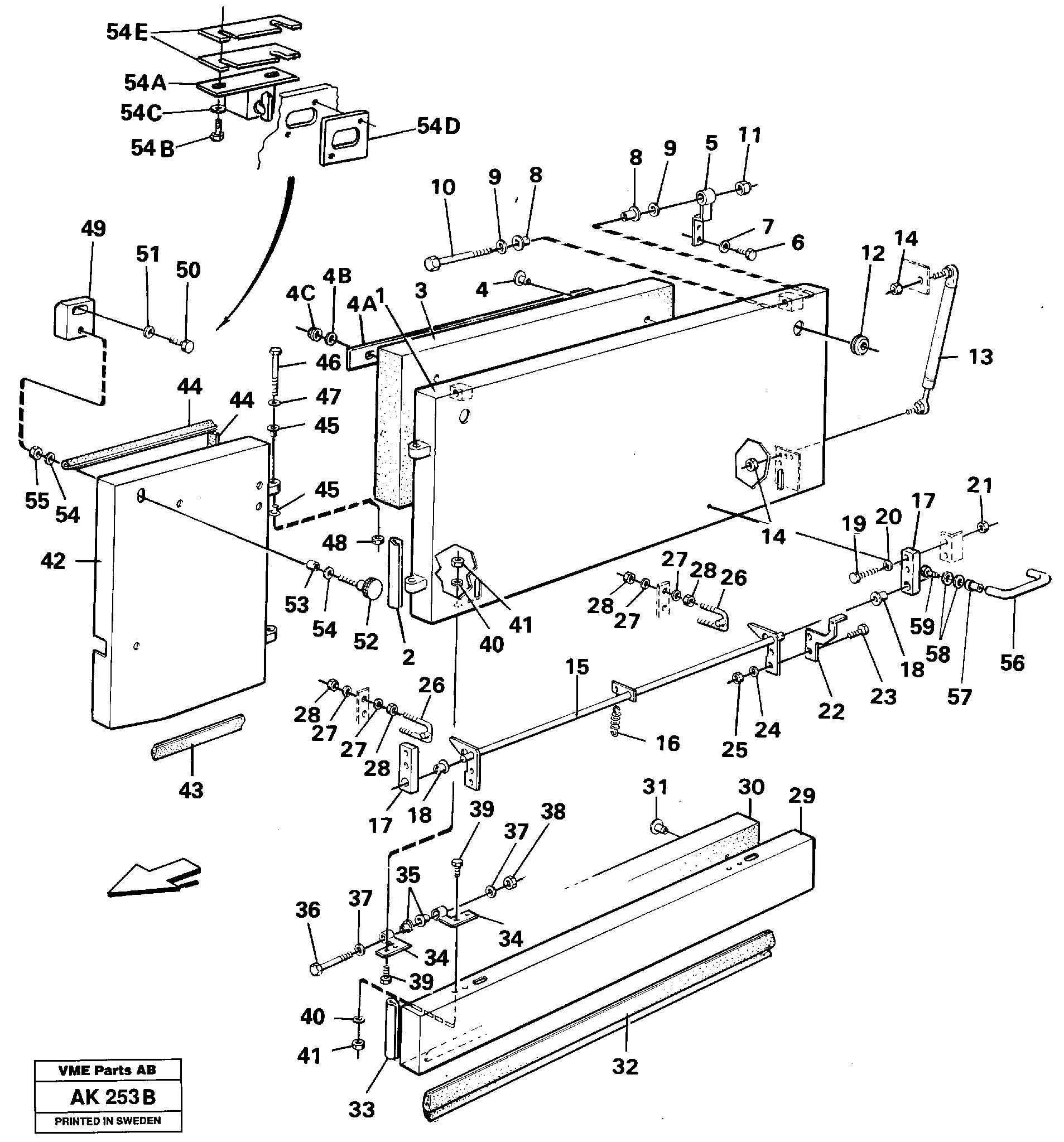 Side hatches.  STD,   USA,   33808 — volvo parts diagram