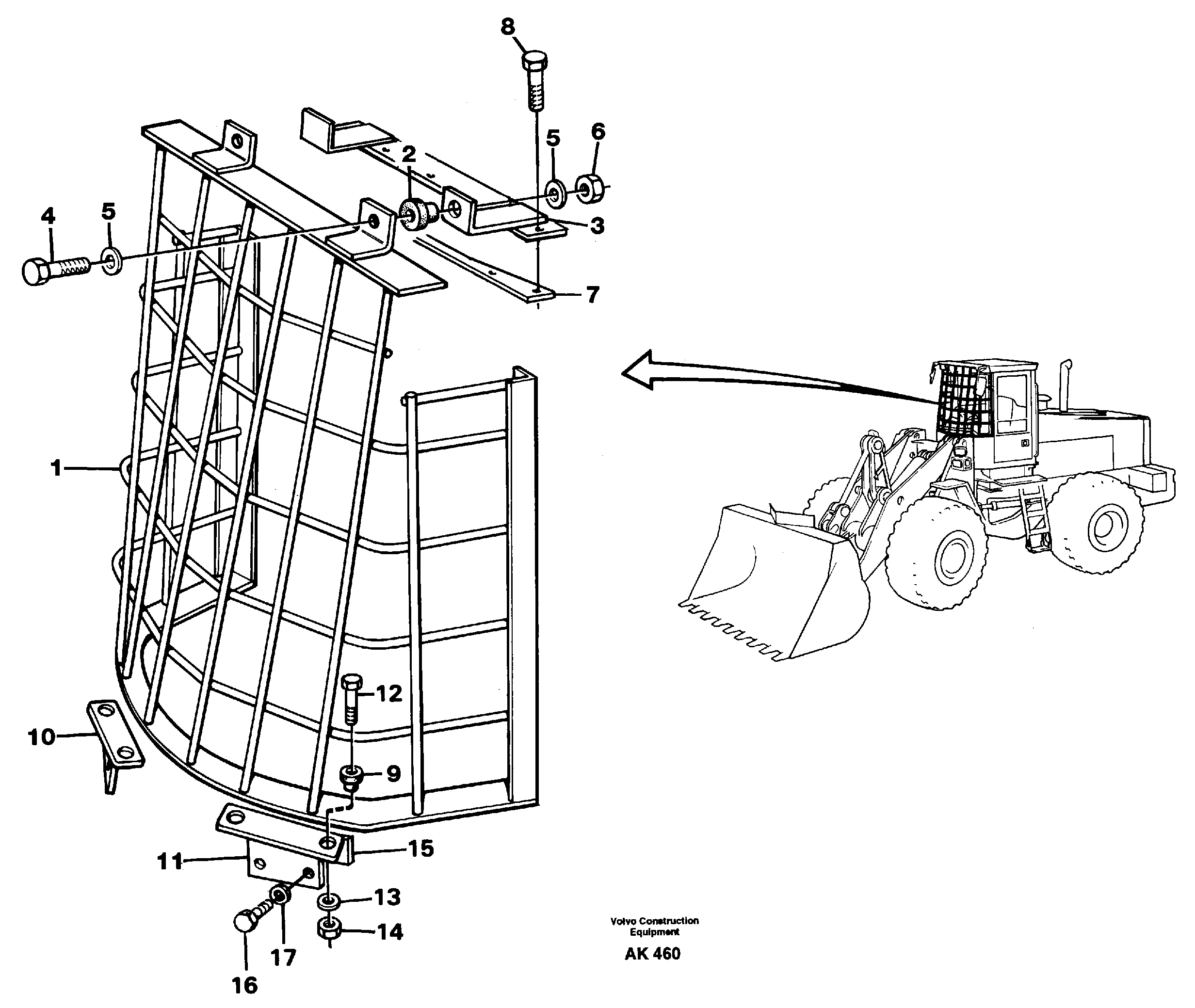 Windshild guard for windshield.  92571,   94800 — volvo parts diagram