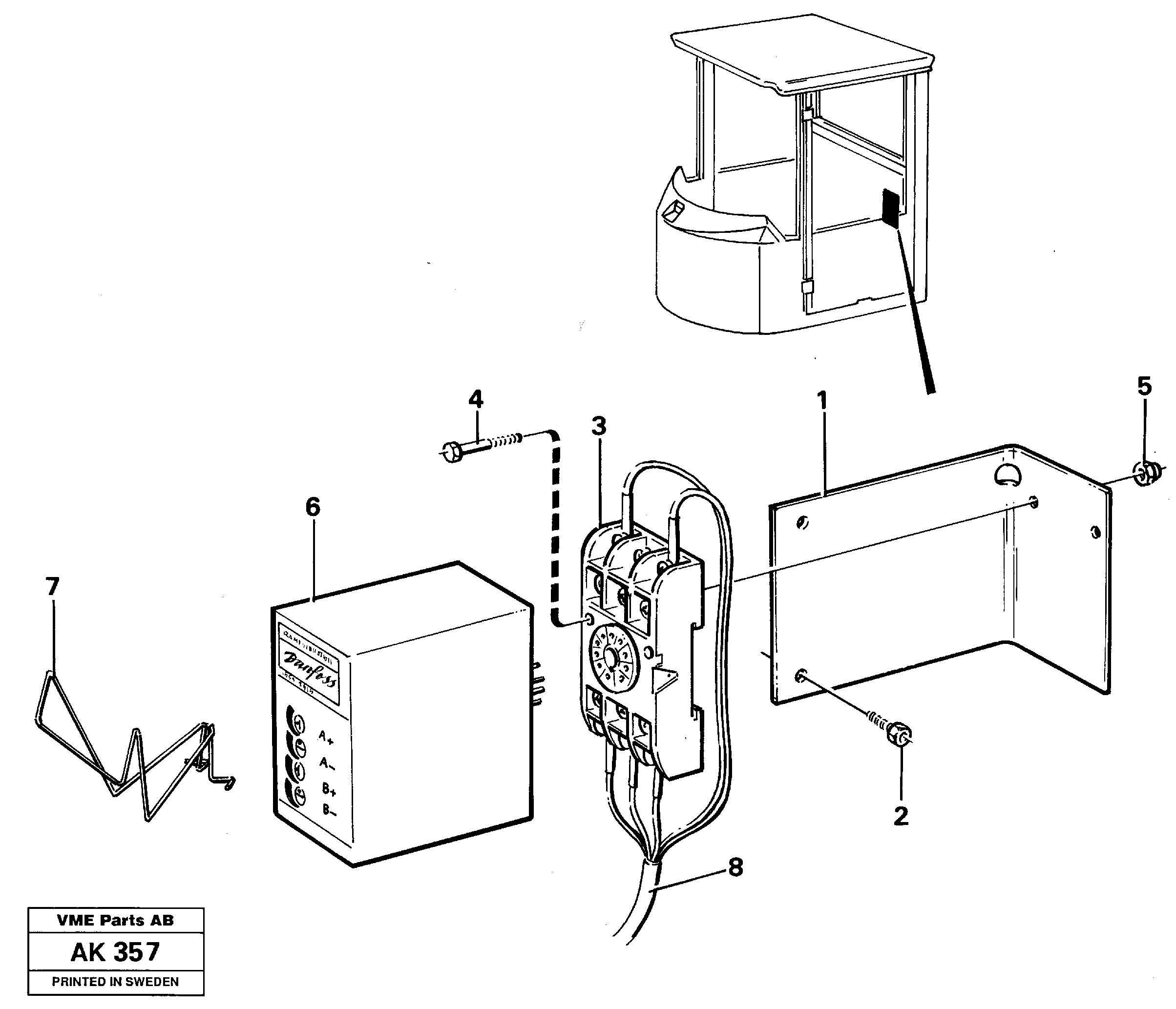 Electronic unit, CDC.  92819 — volvo parts diagram
