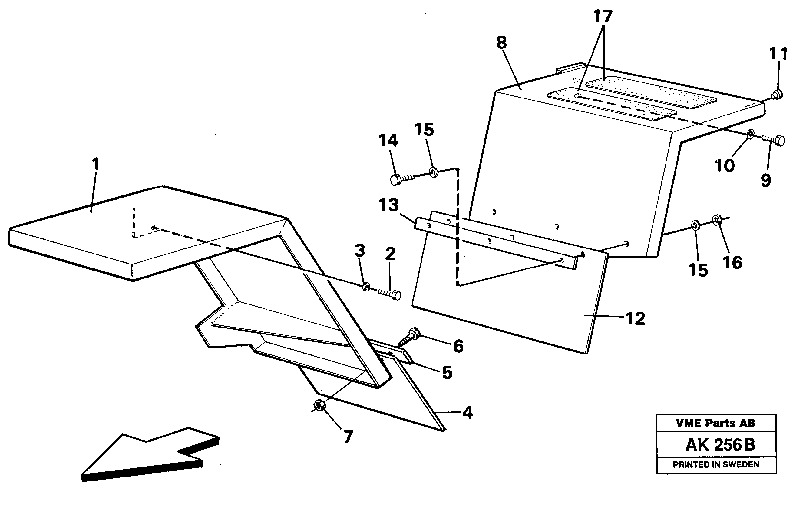 Fenders  STD, 33808 SER NO - 1423 / SER NO - 60124 USA — volvo parts diagram