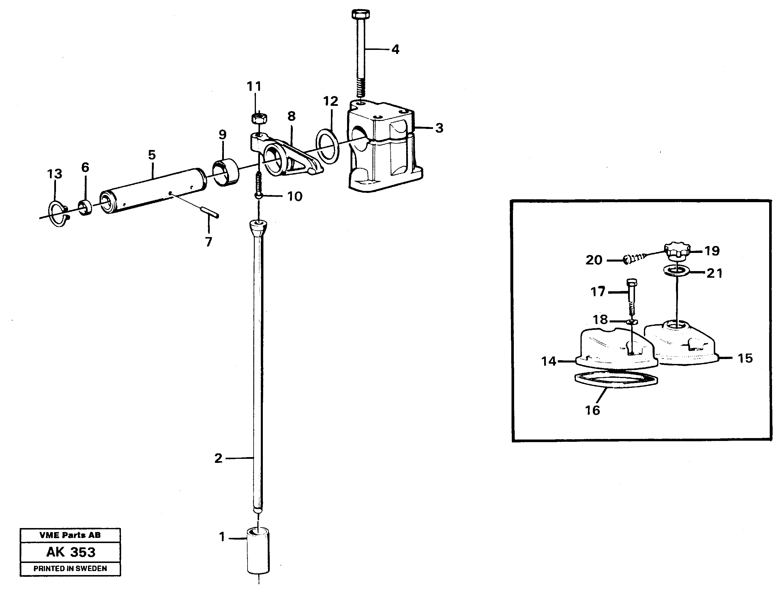 Valve mechanism — volvo parts diagram