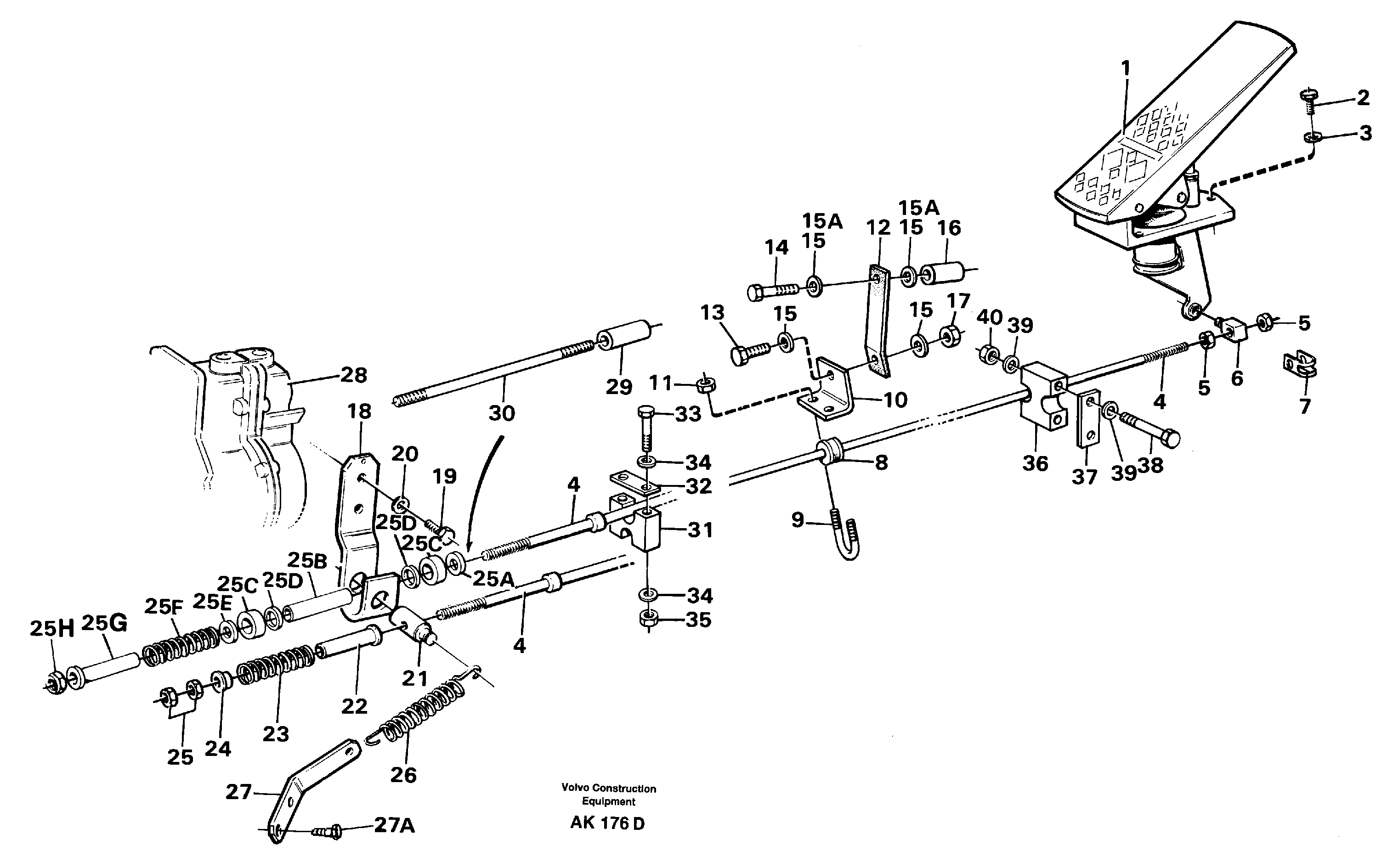 Regulator control — volvo parts diagram