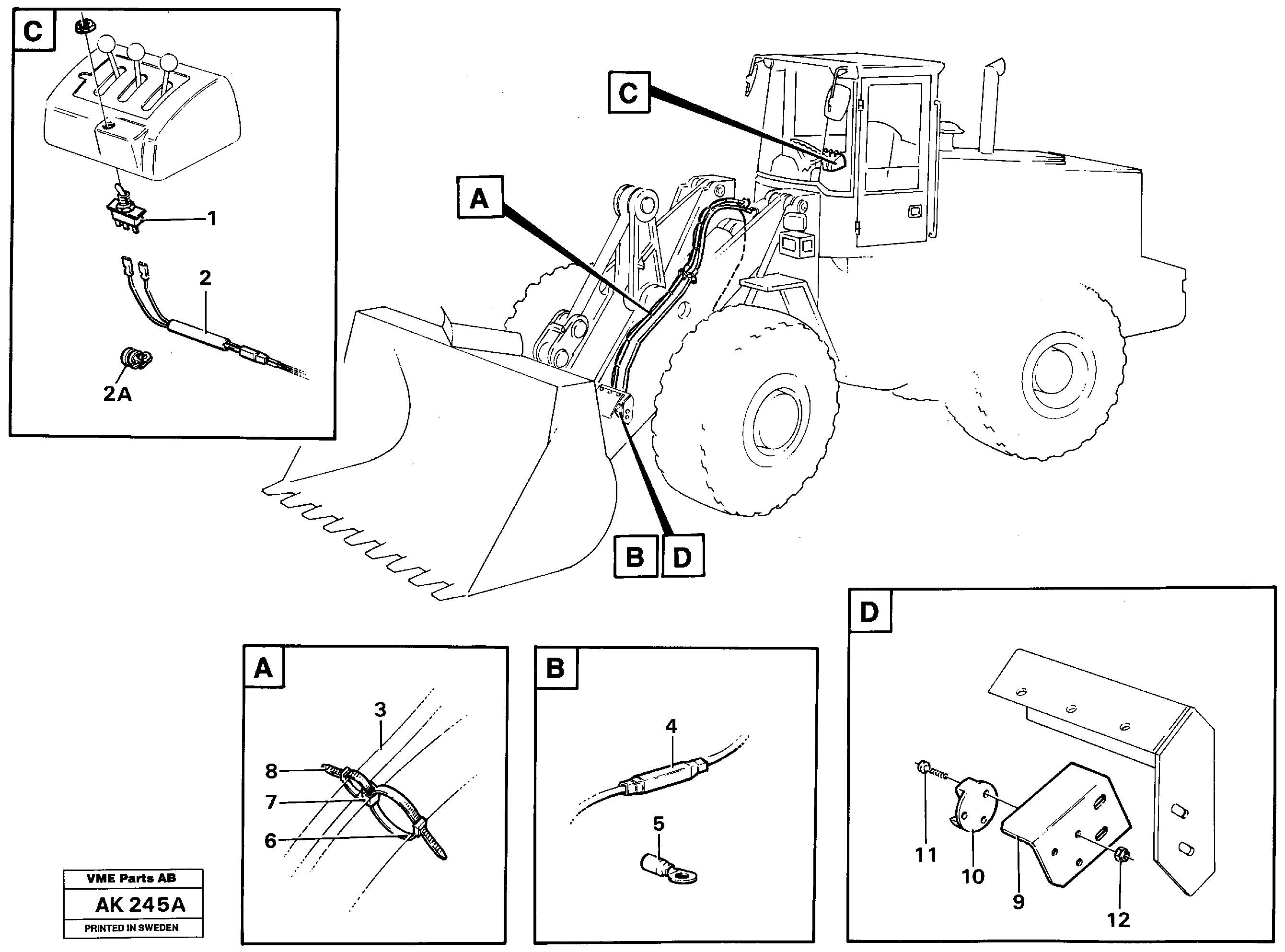 Electrical equipment, 4th function.  91974 — volvo parts diagram