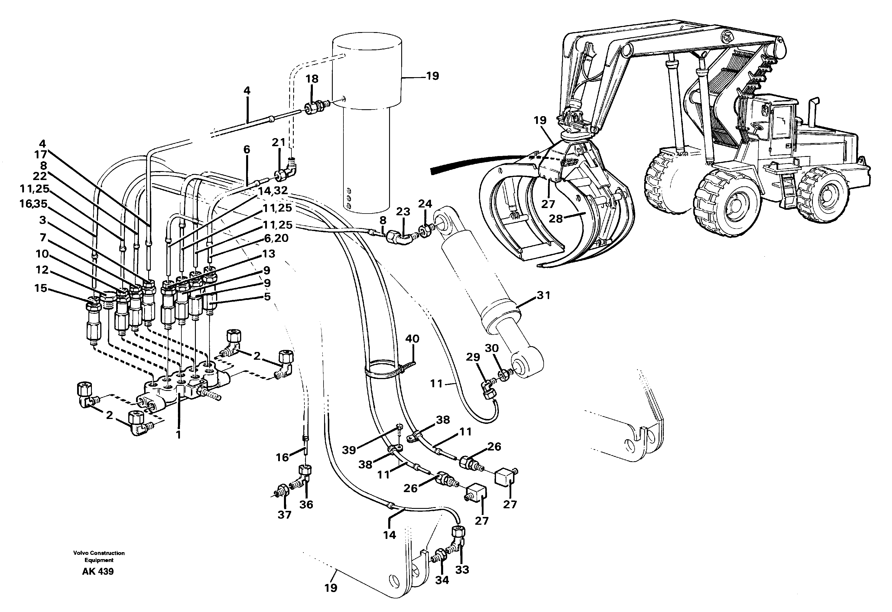 Distribution block, B6.  33808 SER NO 2169 - — volvo parts diagram