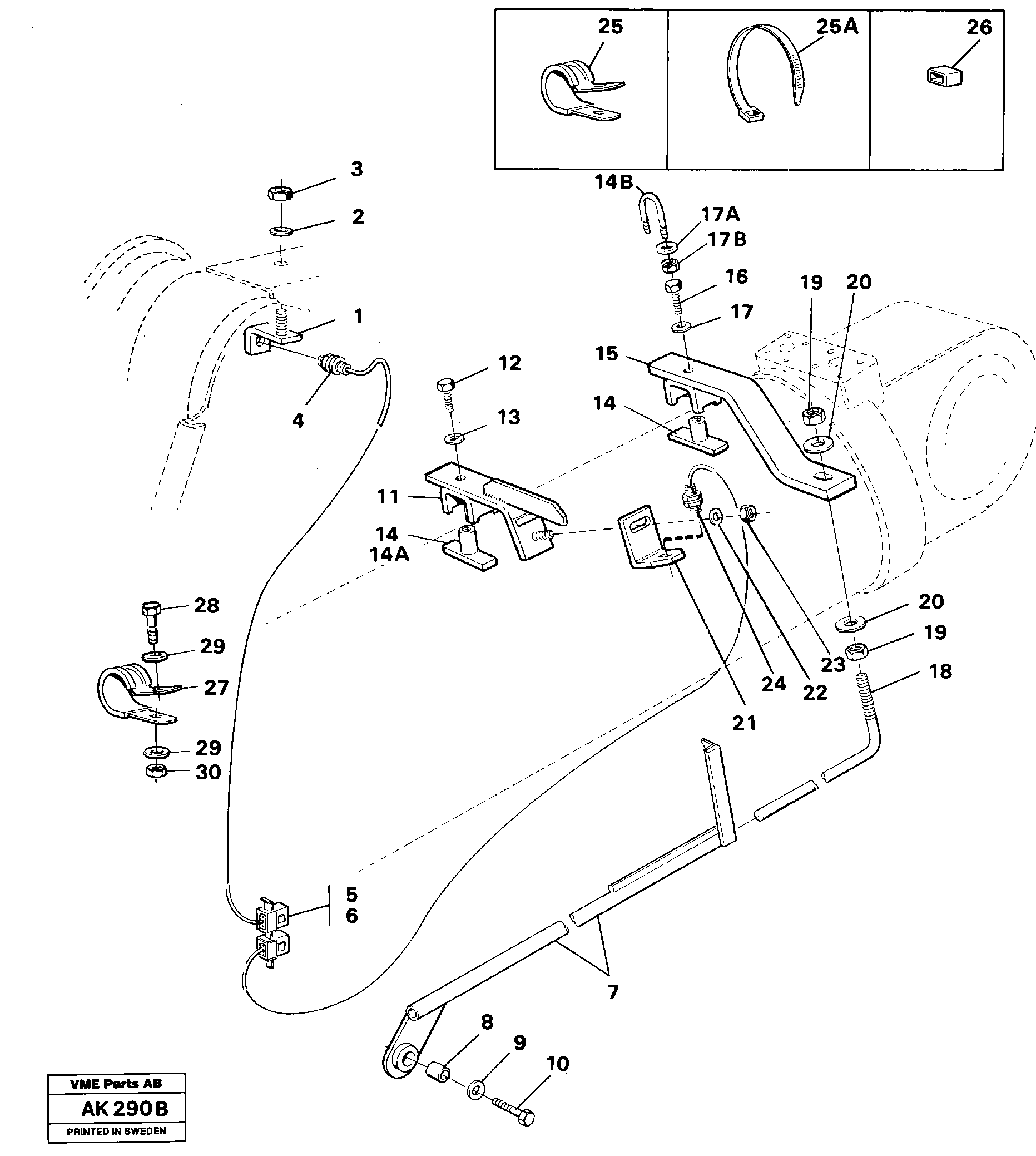 Boom kickout and bucket positioner.  SER NO -1835 / SER NO -60300 USA, 33809 SER NO -1835 — volvo parts diagram