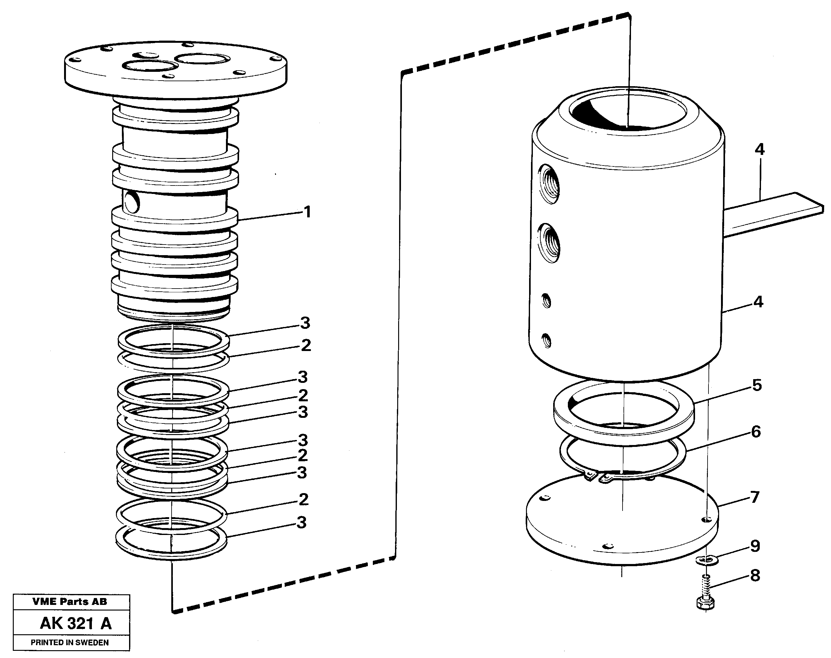 Swivel.  91851 — volvo parts diagram