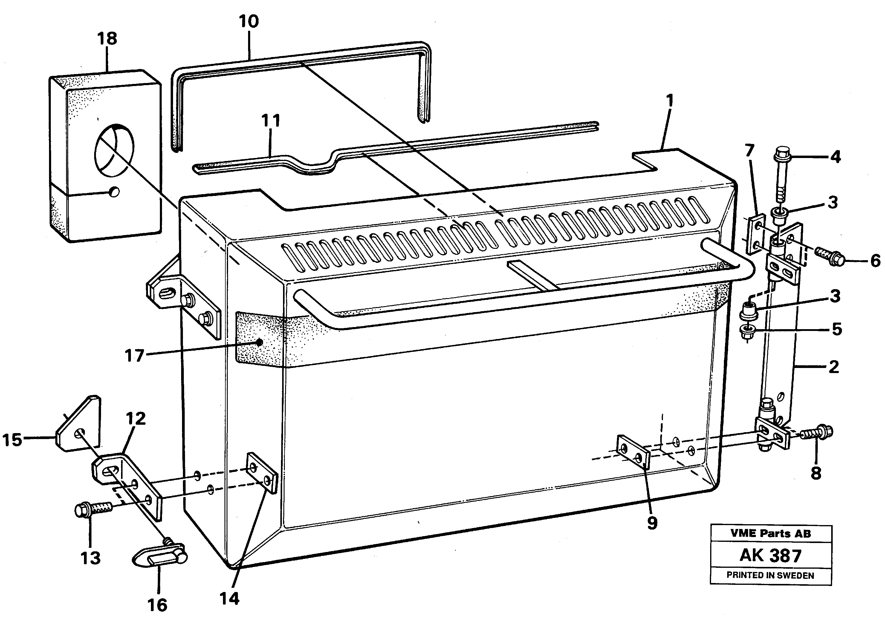 Hatch.  33809 — volvo parts diagram