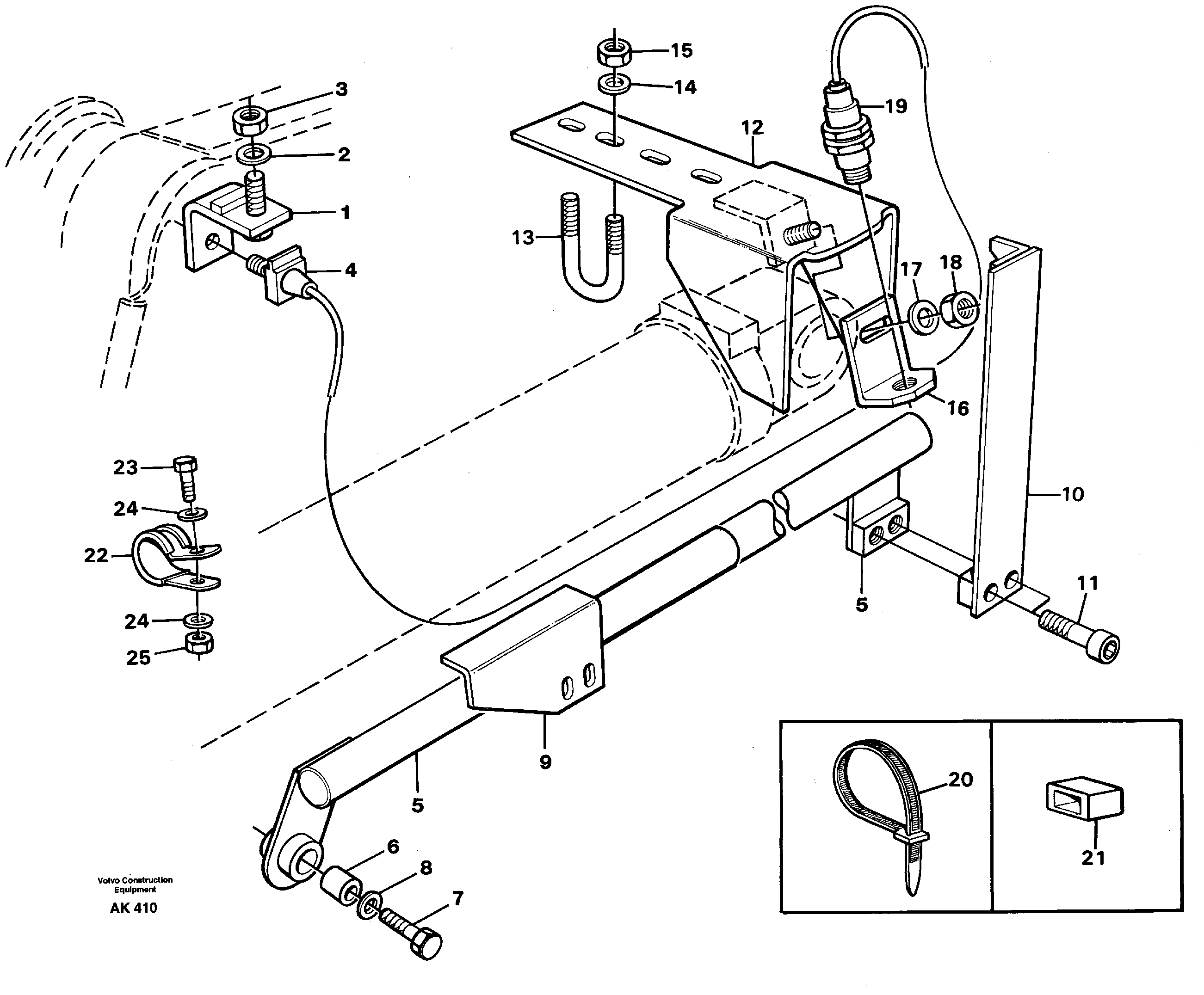 Boom kickout and bucket positioner.  SER NO 1836 - / SER NO 60301 - , 33809 SER NO 1836 - — volvo parts diagram