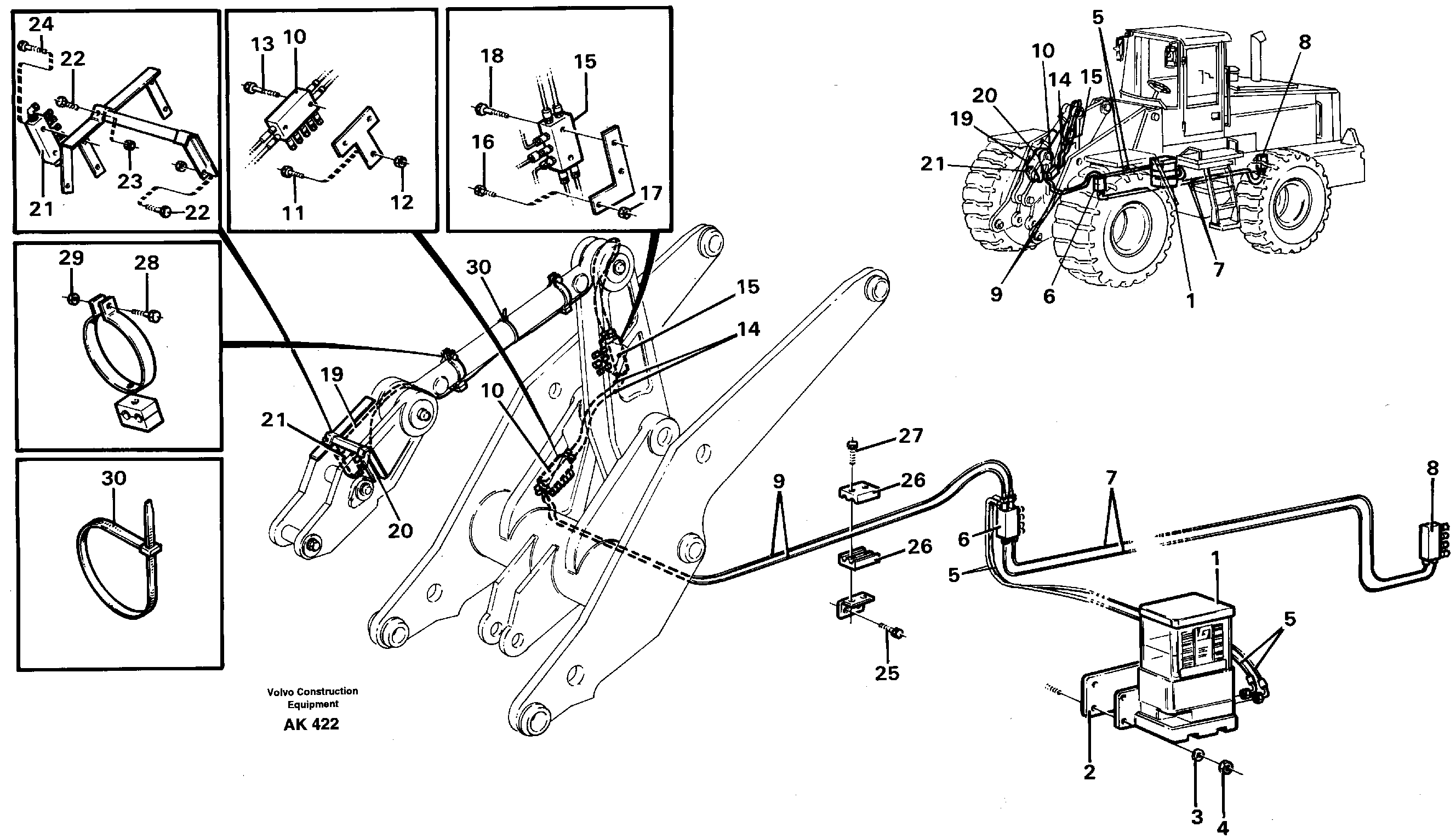 Central lubrication.  94803 — volvo parts diagram