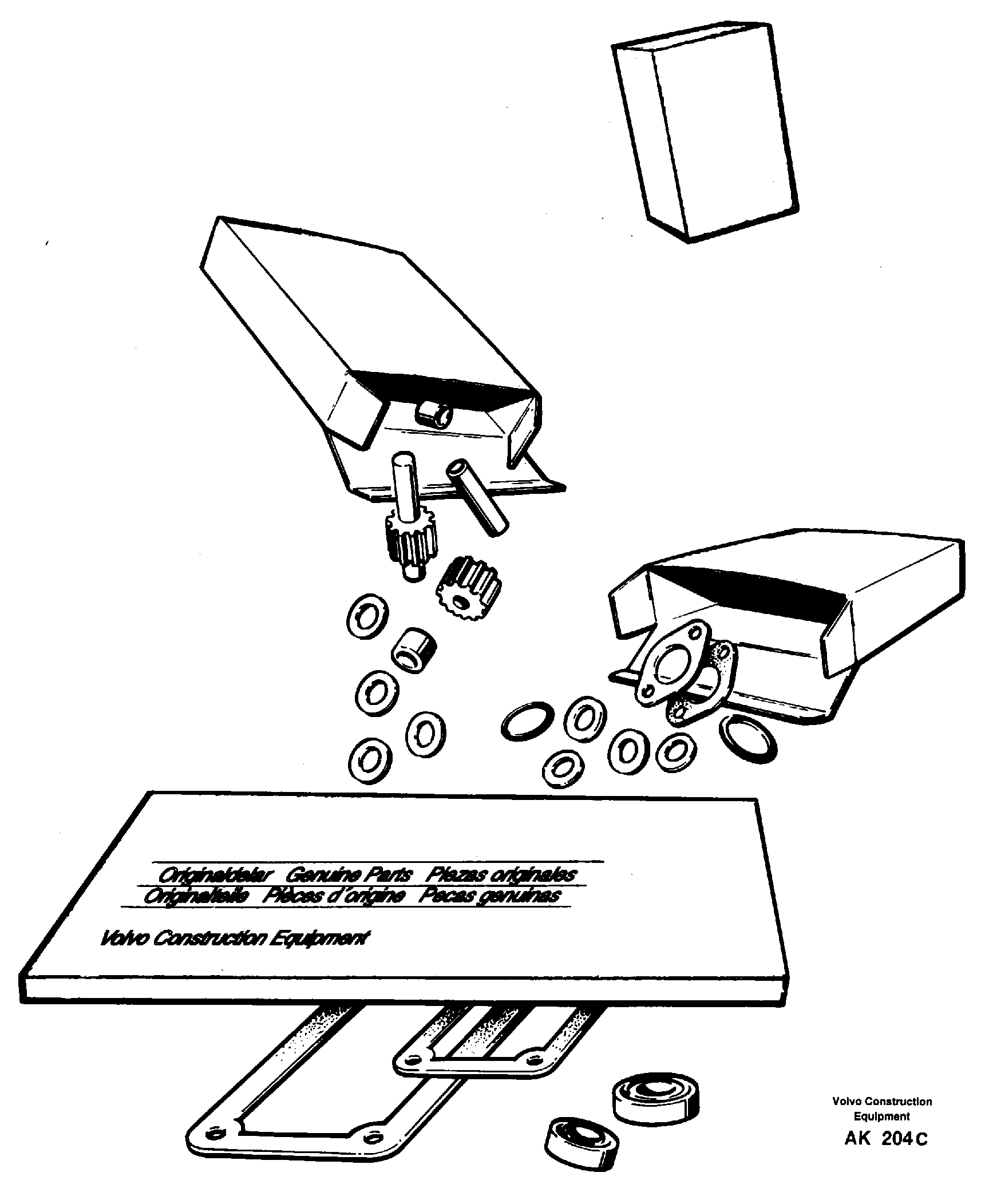 Repair kit for transmission — volvo parts diagram
