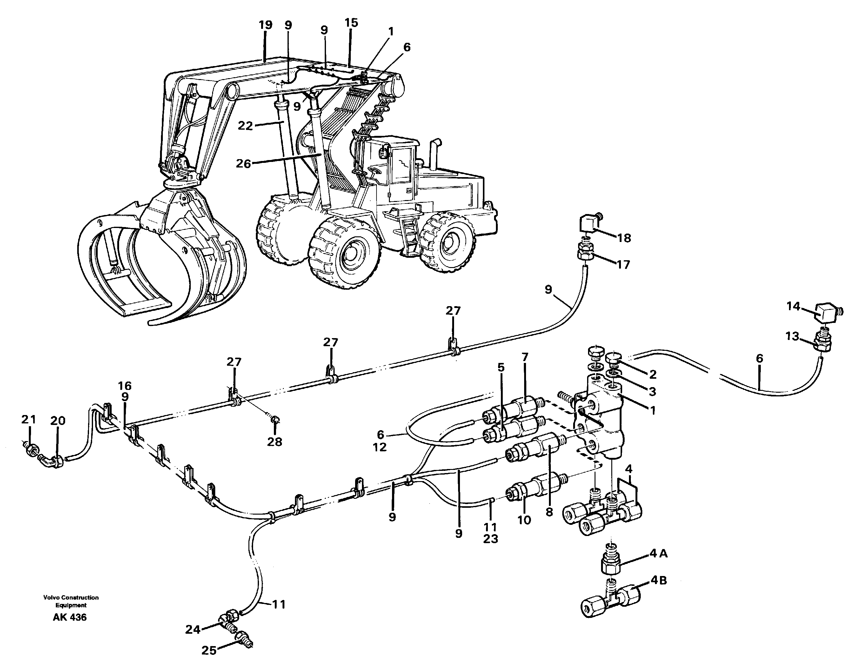 Distribution block, B3.  33808 SER NO 2169 - — volvo parts diagram