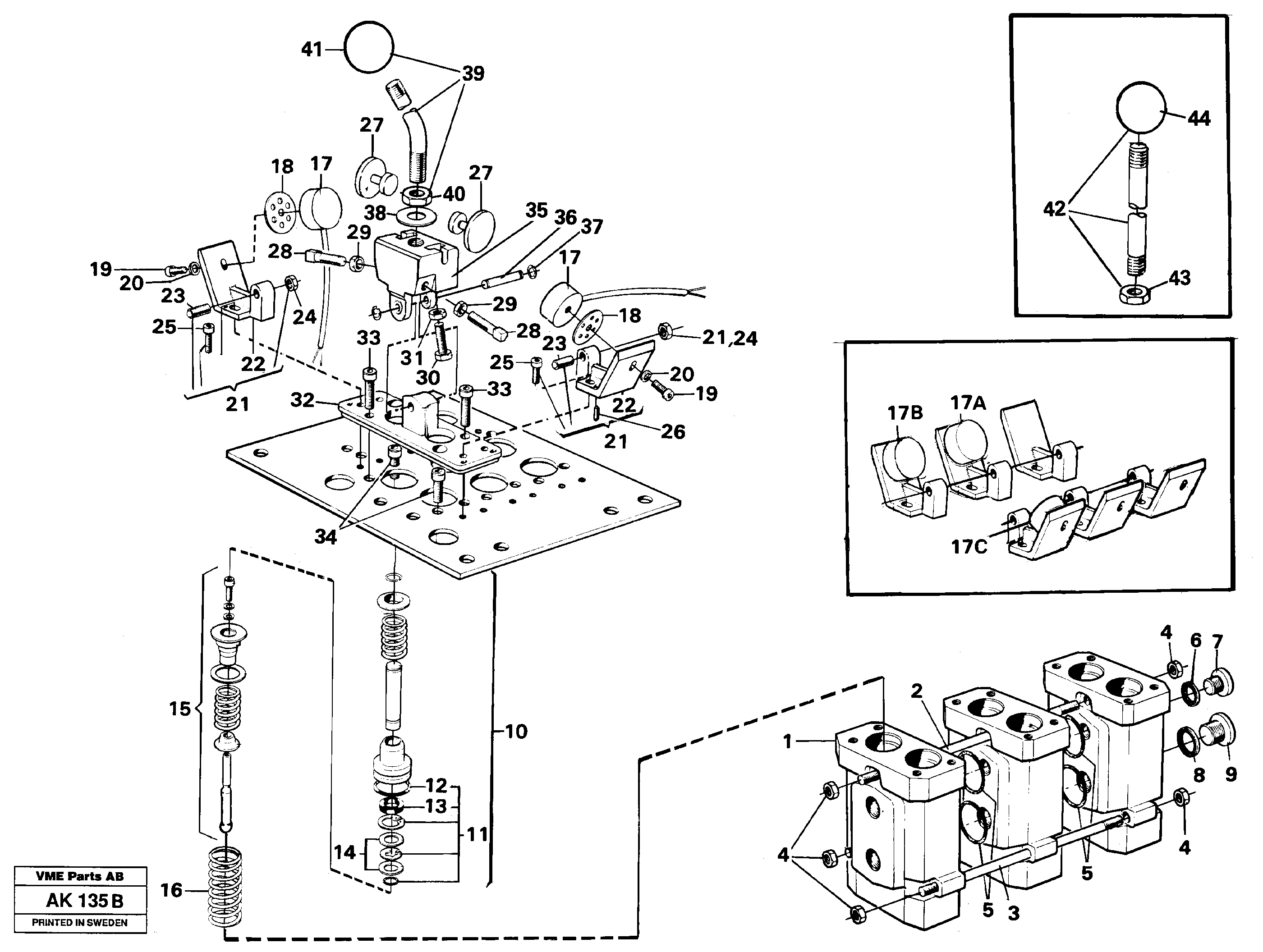 Servo valve.  STD,   USA,   33809 — volvo parts diagram
