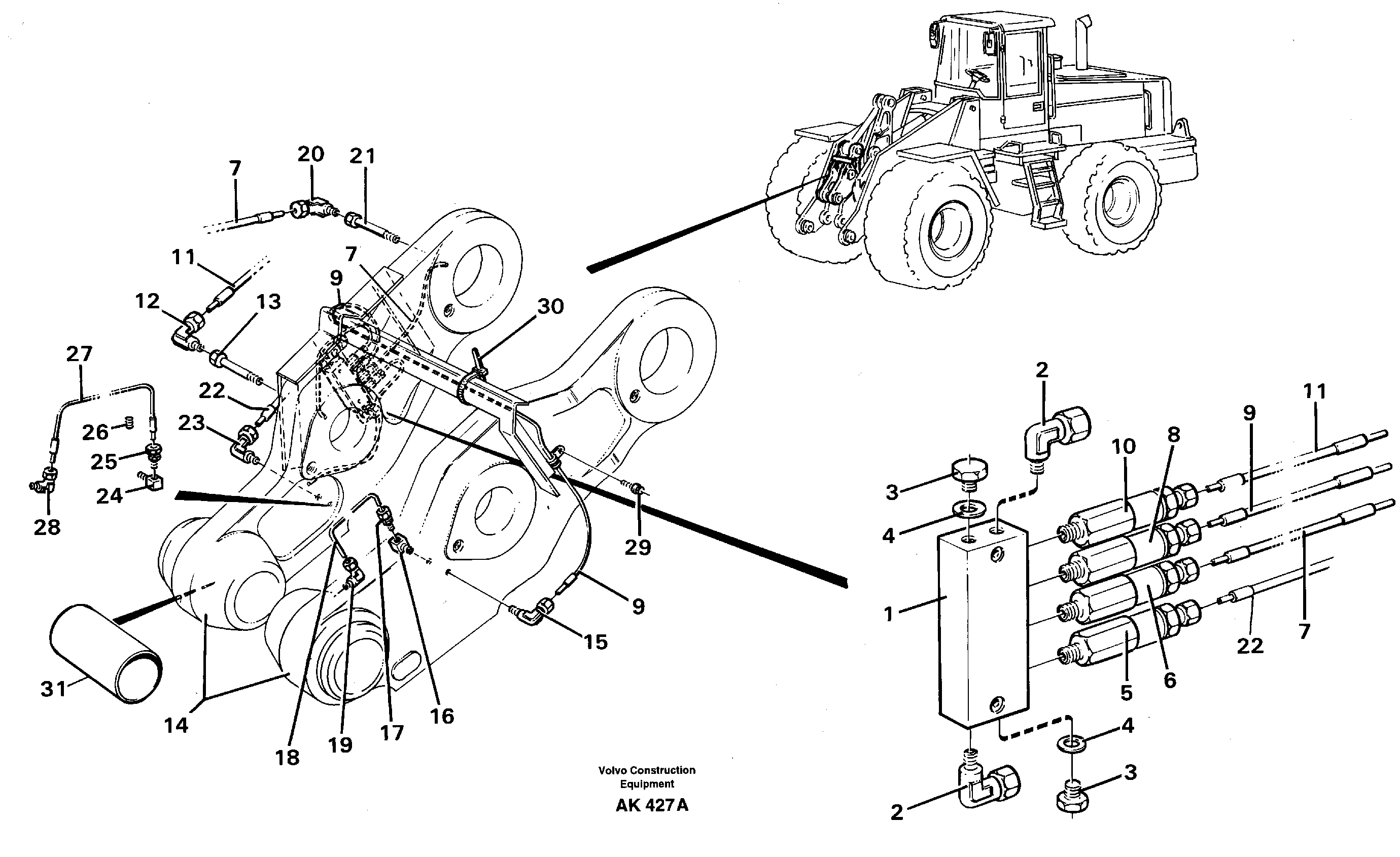 Distribution block, B5.  94803 — volvo parts diagram