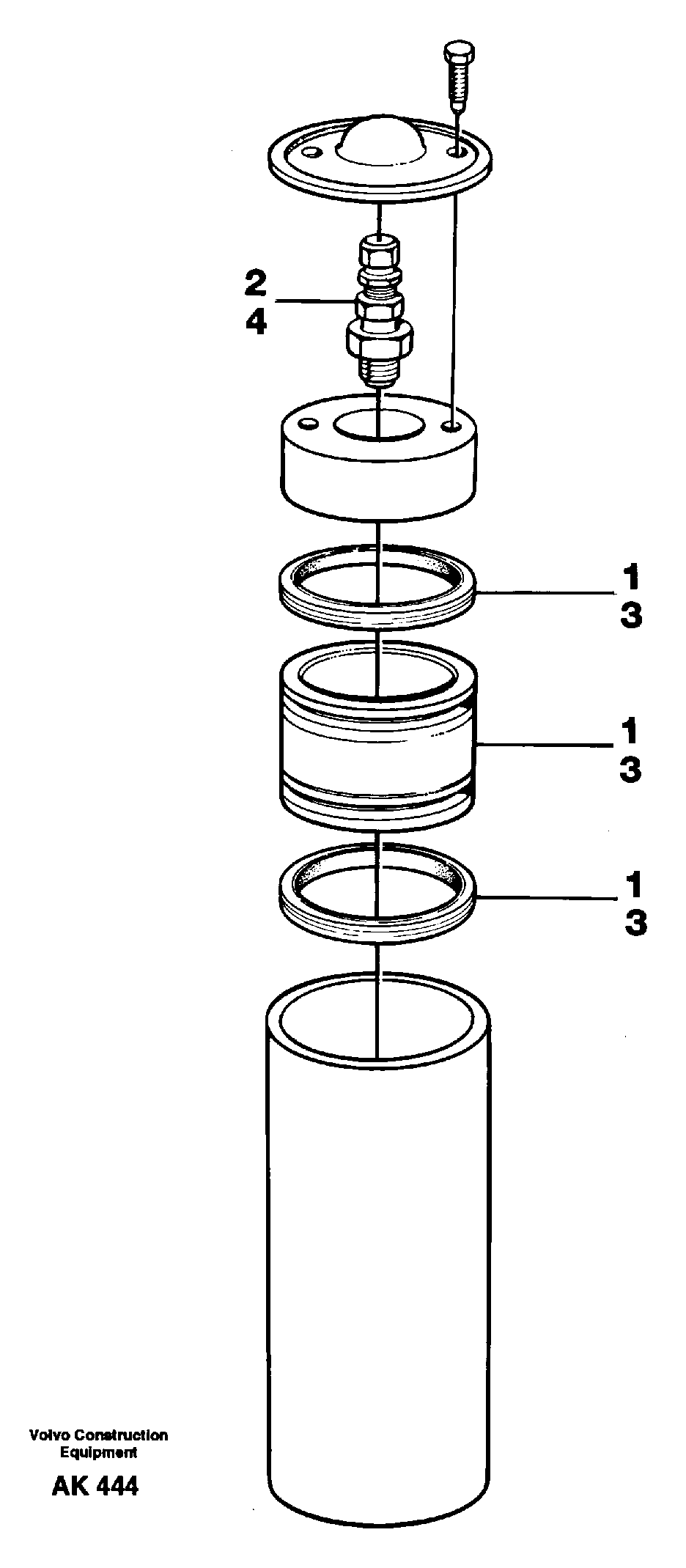 Accumulator.  94956 — volvo parts diagram