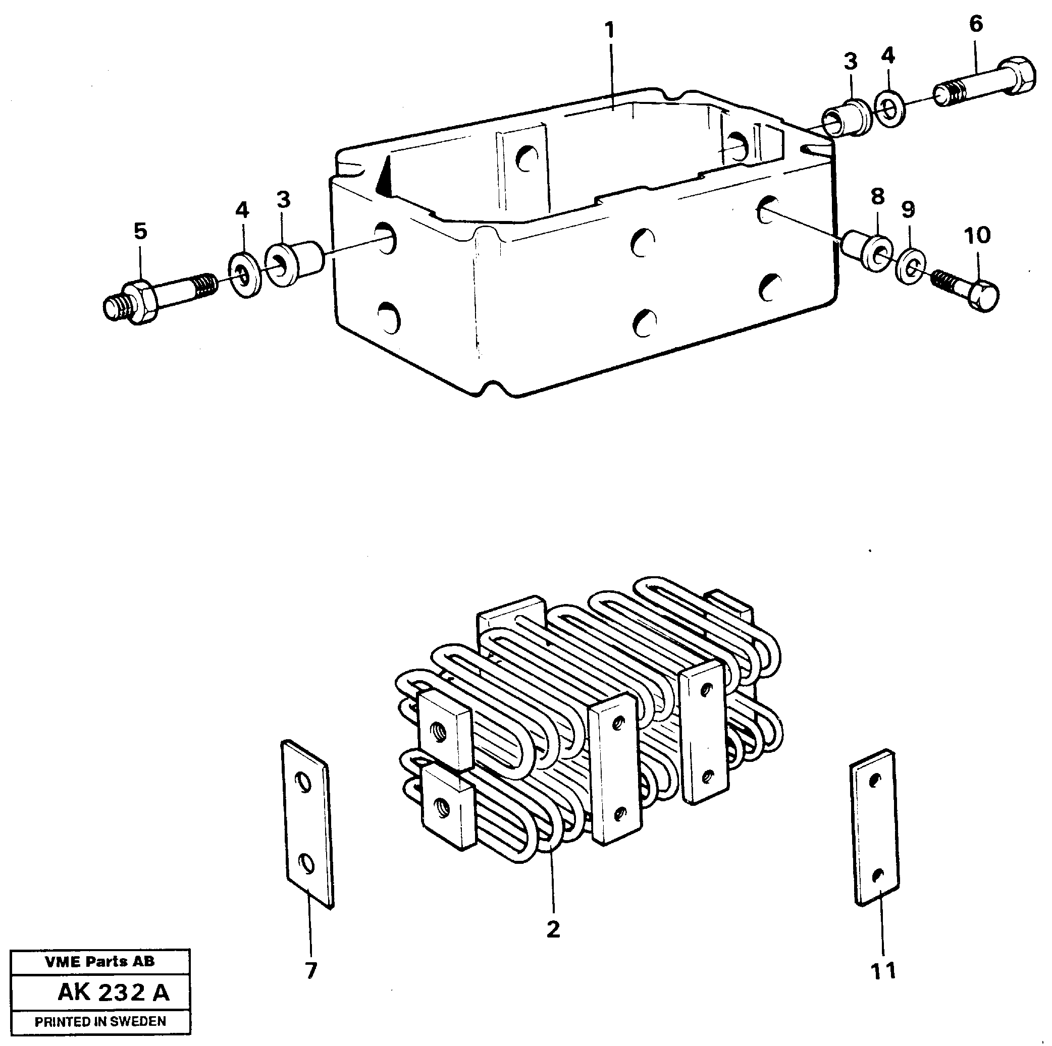 Starter element.  91422 — volvo parts diagram