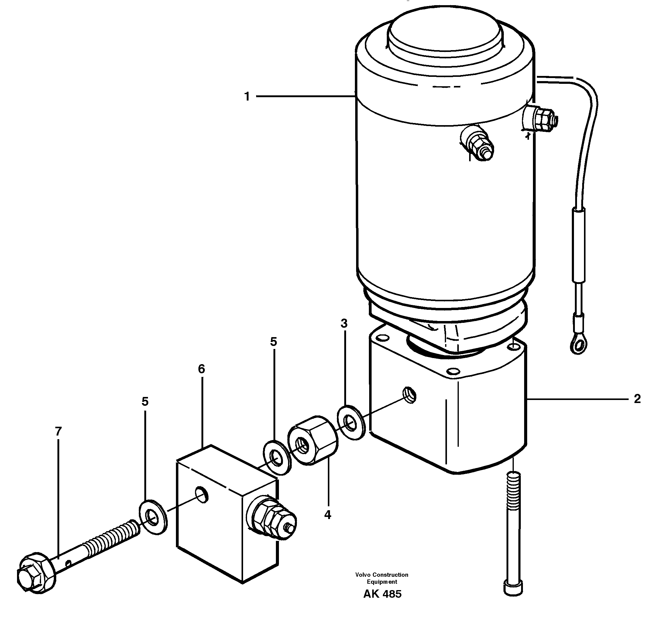 Pump unit.  93500 — volvo parts diagram