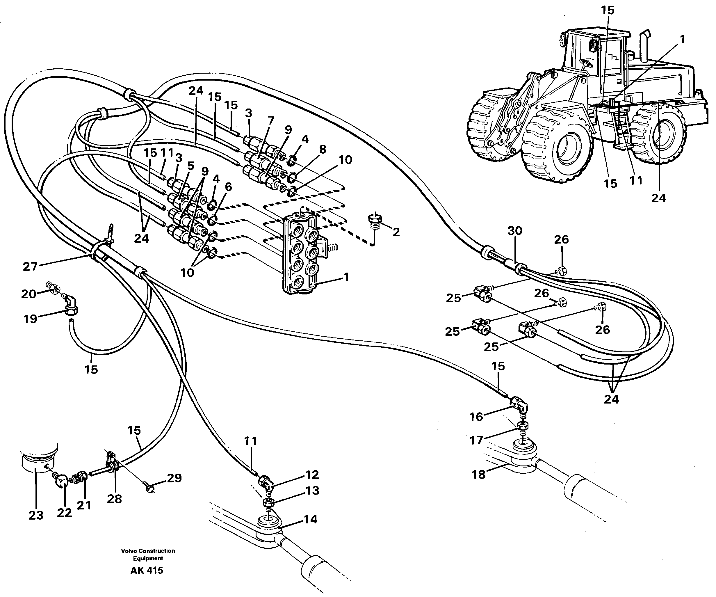 Distribution block, B.  92738 — volvo parts diagram