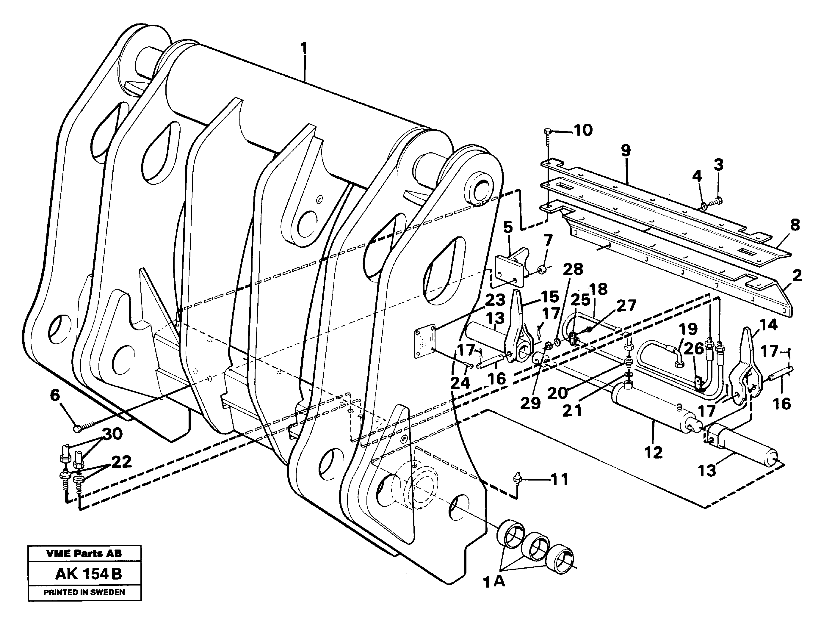 Tool bar.  91718,   94659 — volvo parts diagram