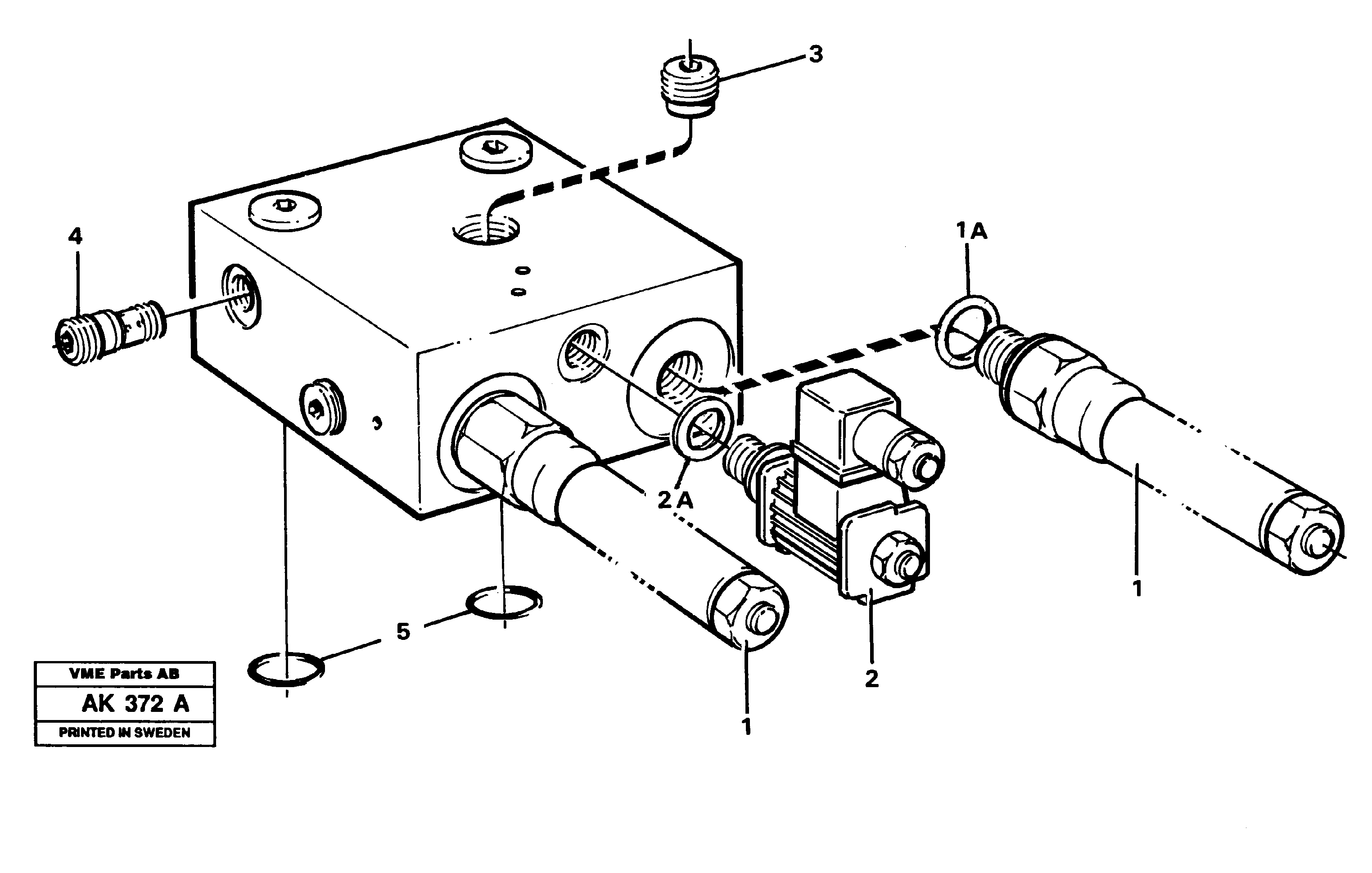 Operating valve.  33808 — volvo parts diagram