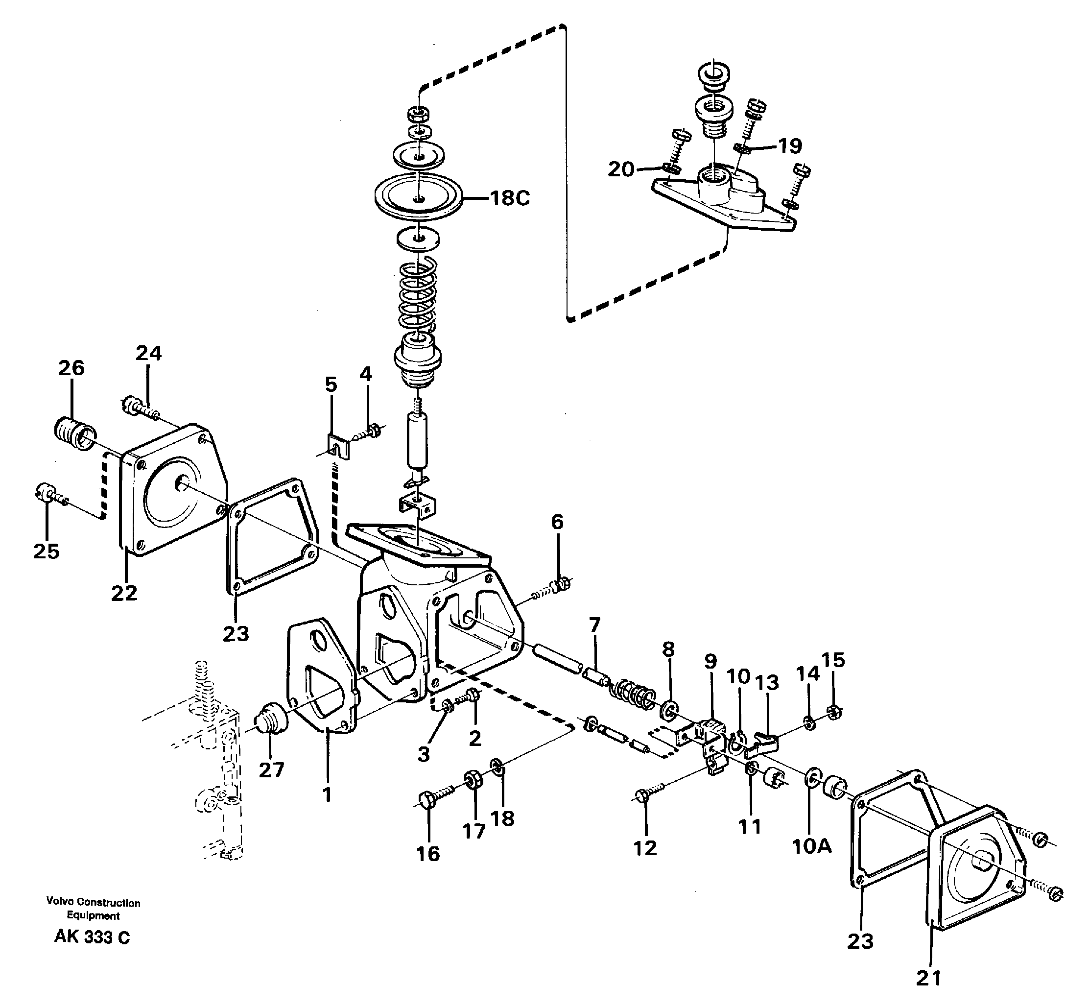 Smoke limiter.  TD 122 KHE — volvo parts diagram