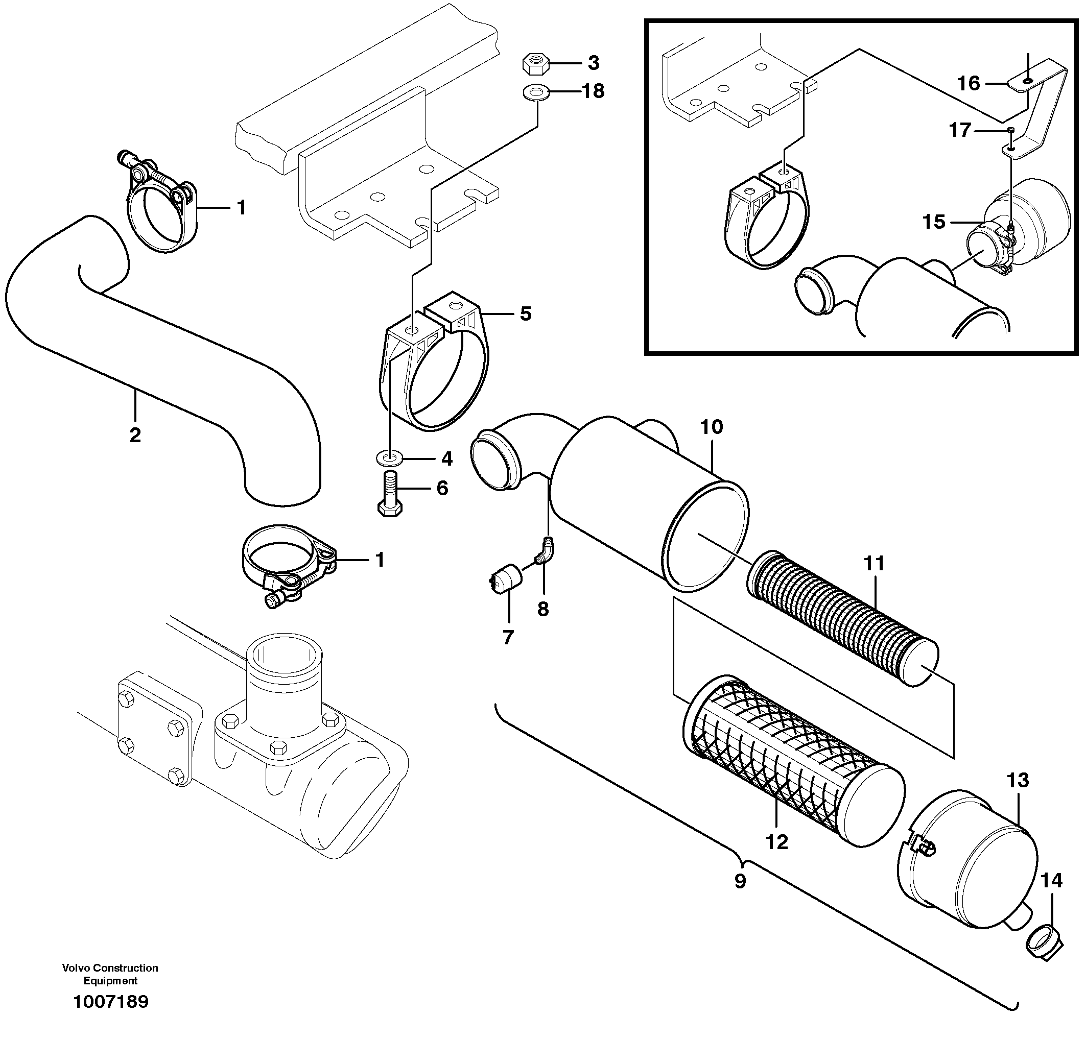 Air Cleaner — volvo parts diagram