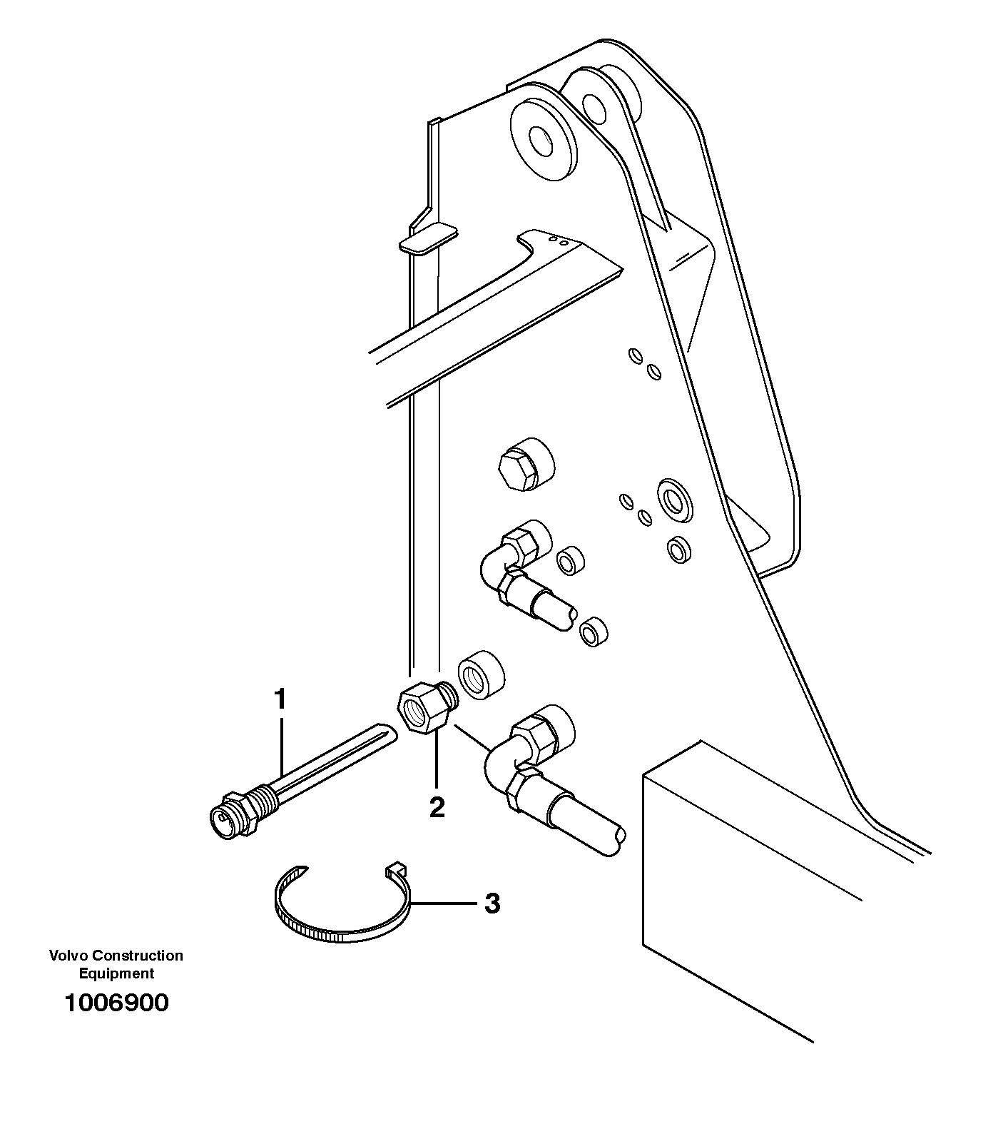 Hydraulic oil heater  11840173 — volvo parts diagram