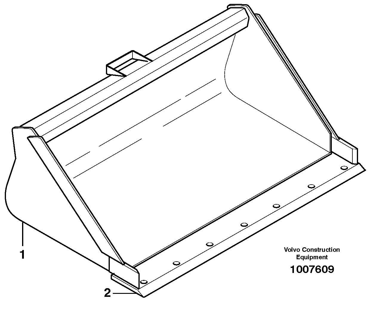 Bucket — volvo parts diagram