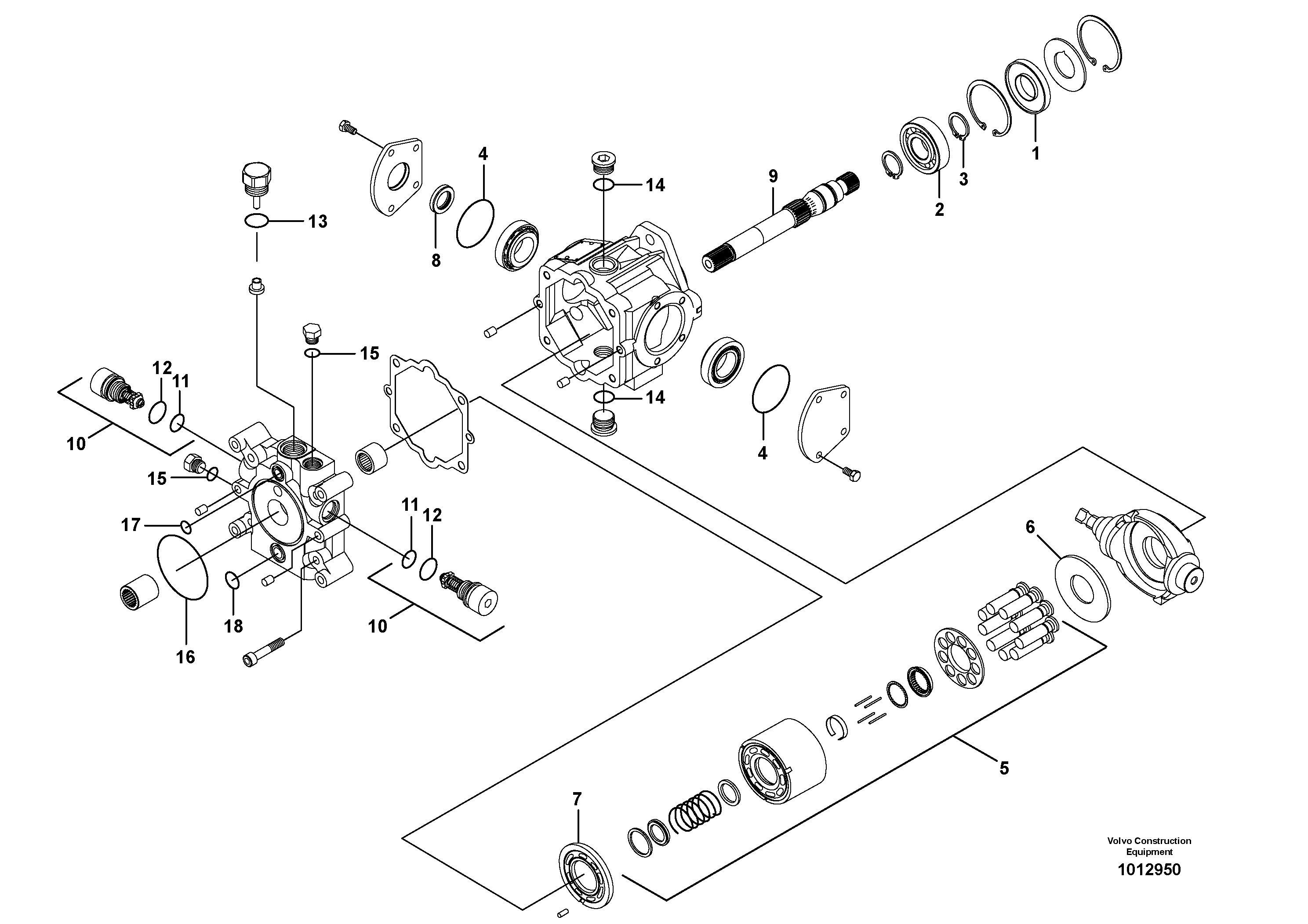 Pump 11713827 — volvo parts diagram