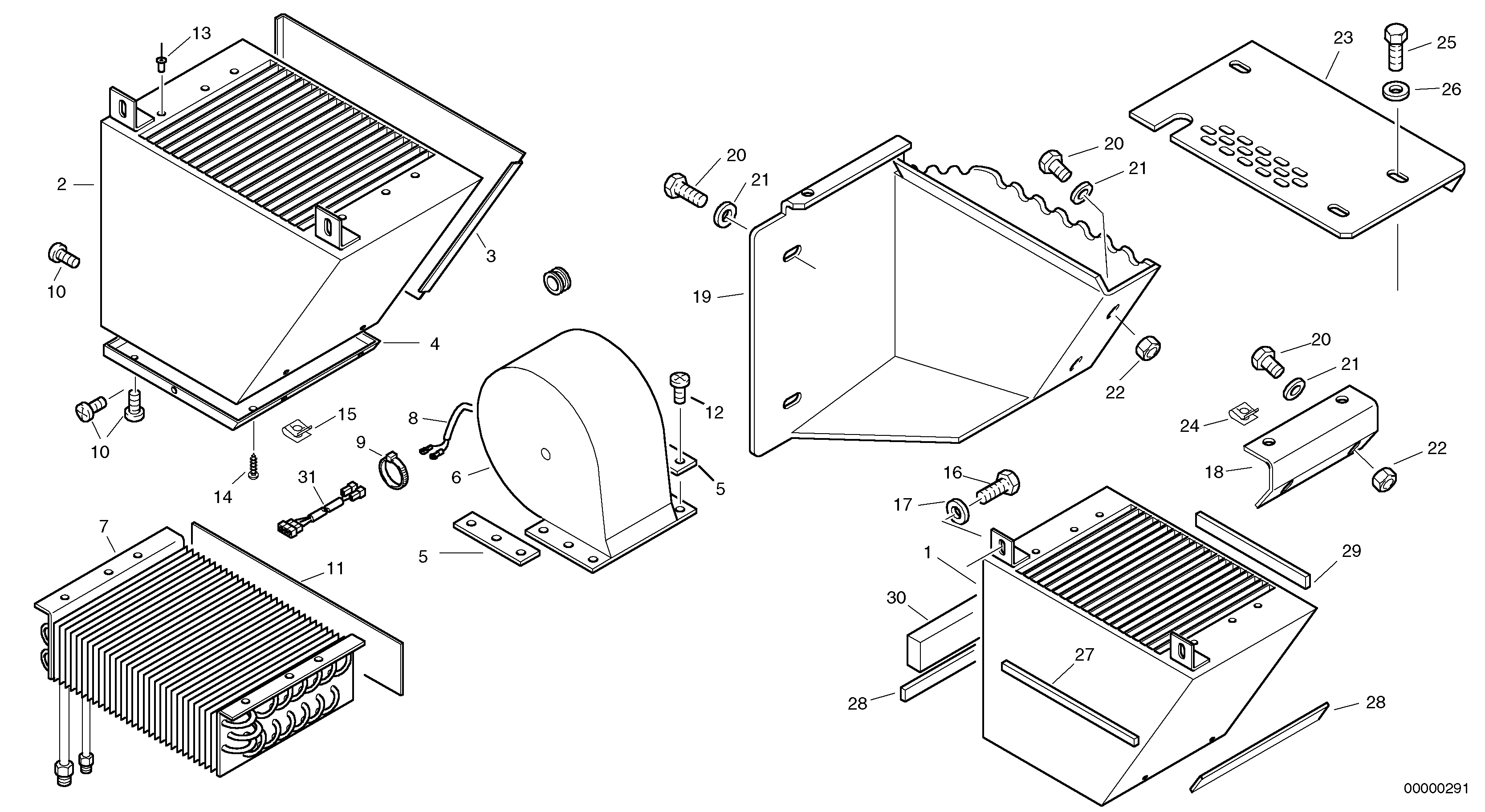 Condenser — volvo parts diagram