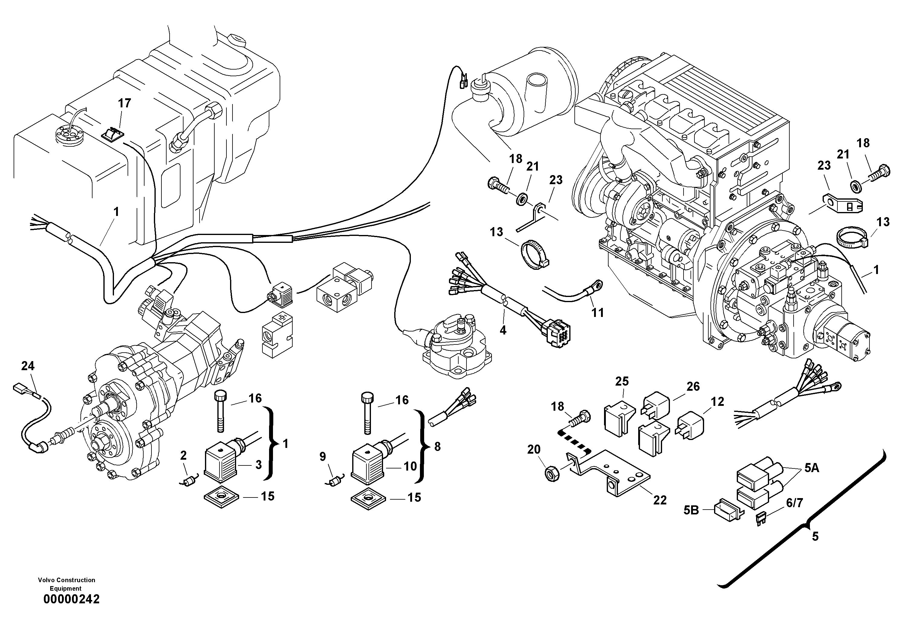 Electric installation — volvo parts diagram