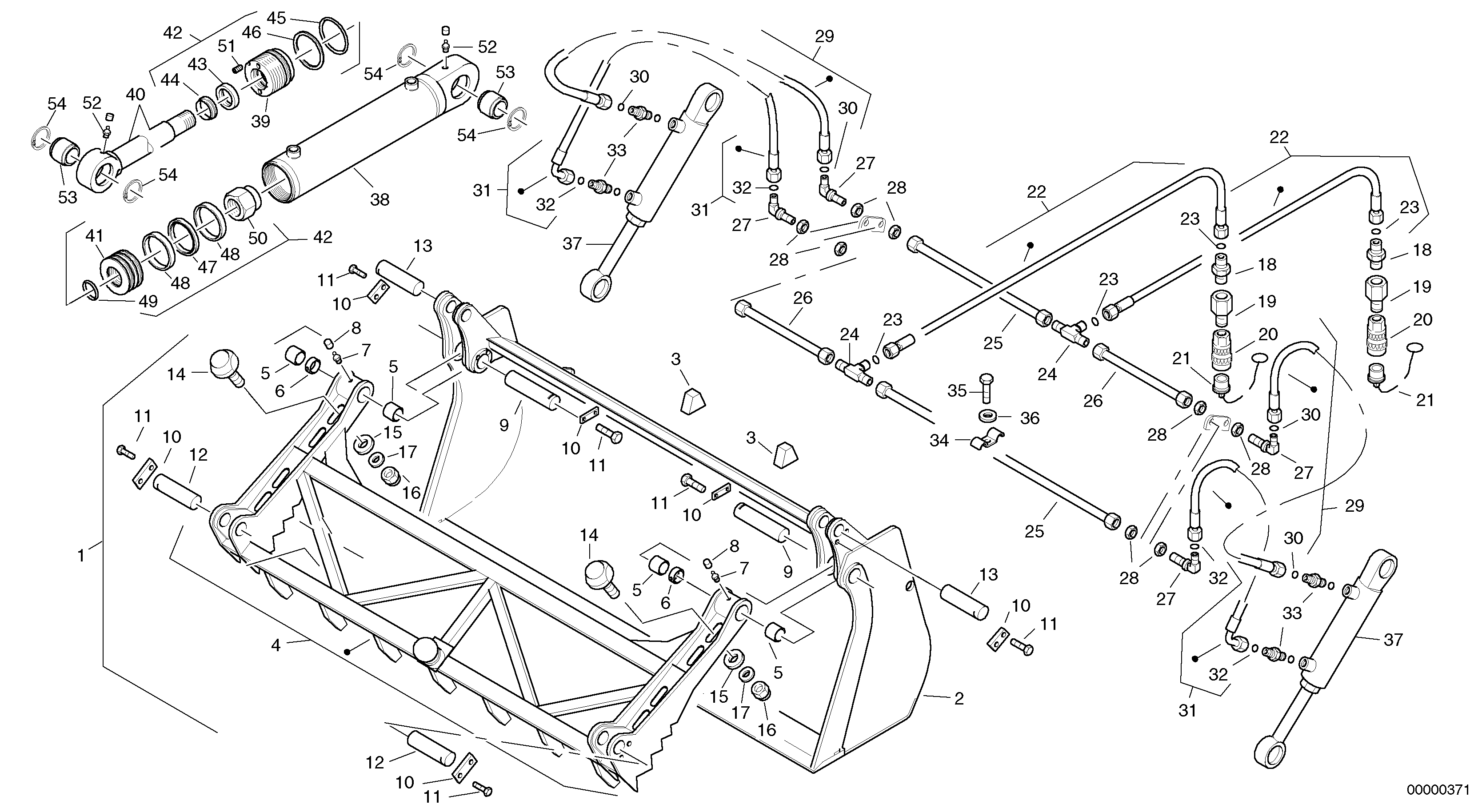 Grab bucket - Tpv — volvo parts diagram