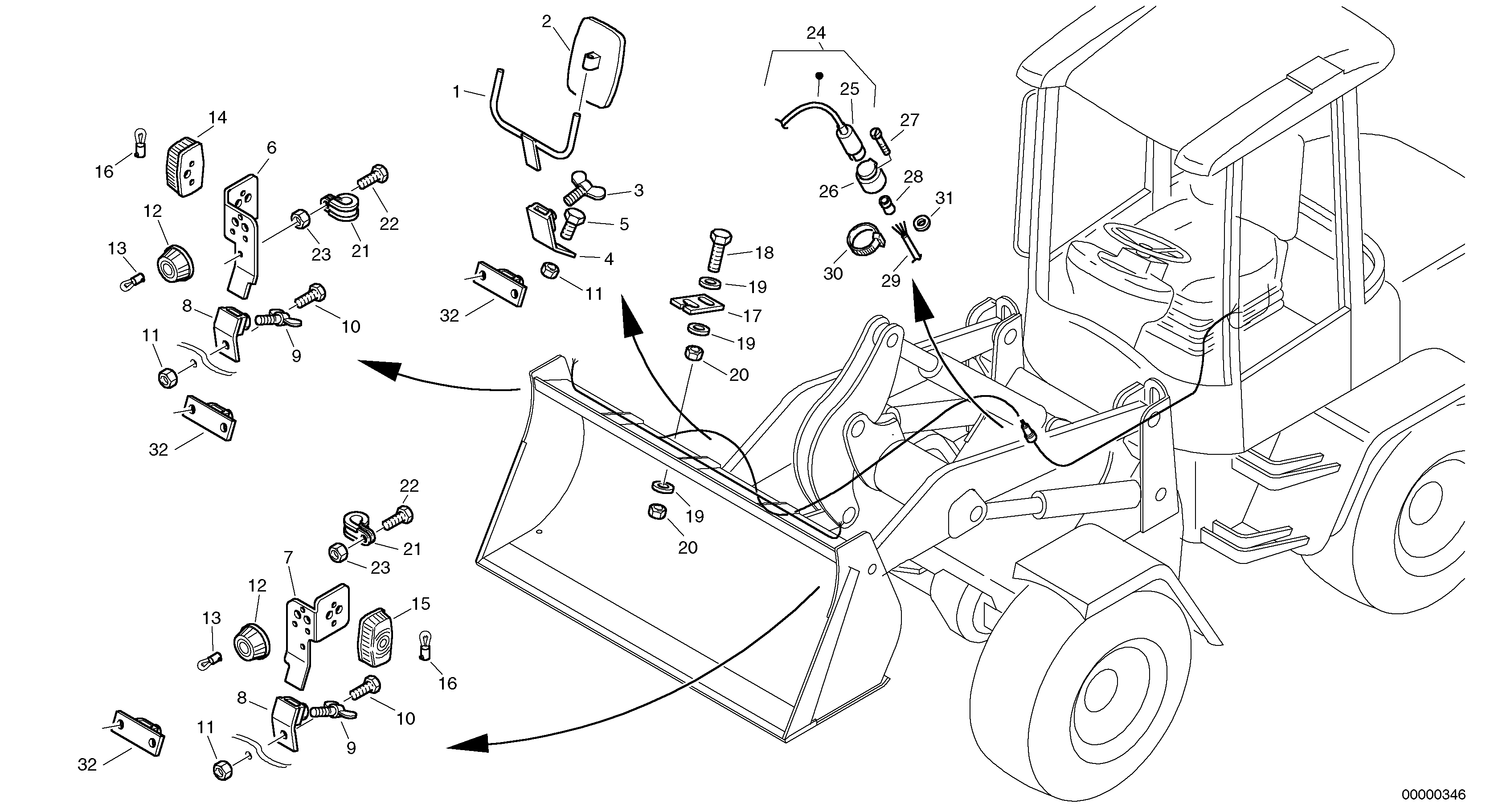 Additional lighting - Swiss — volvo parts diagram