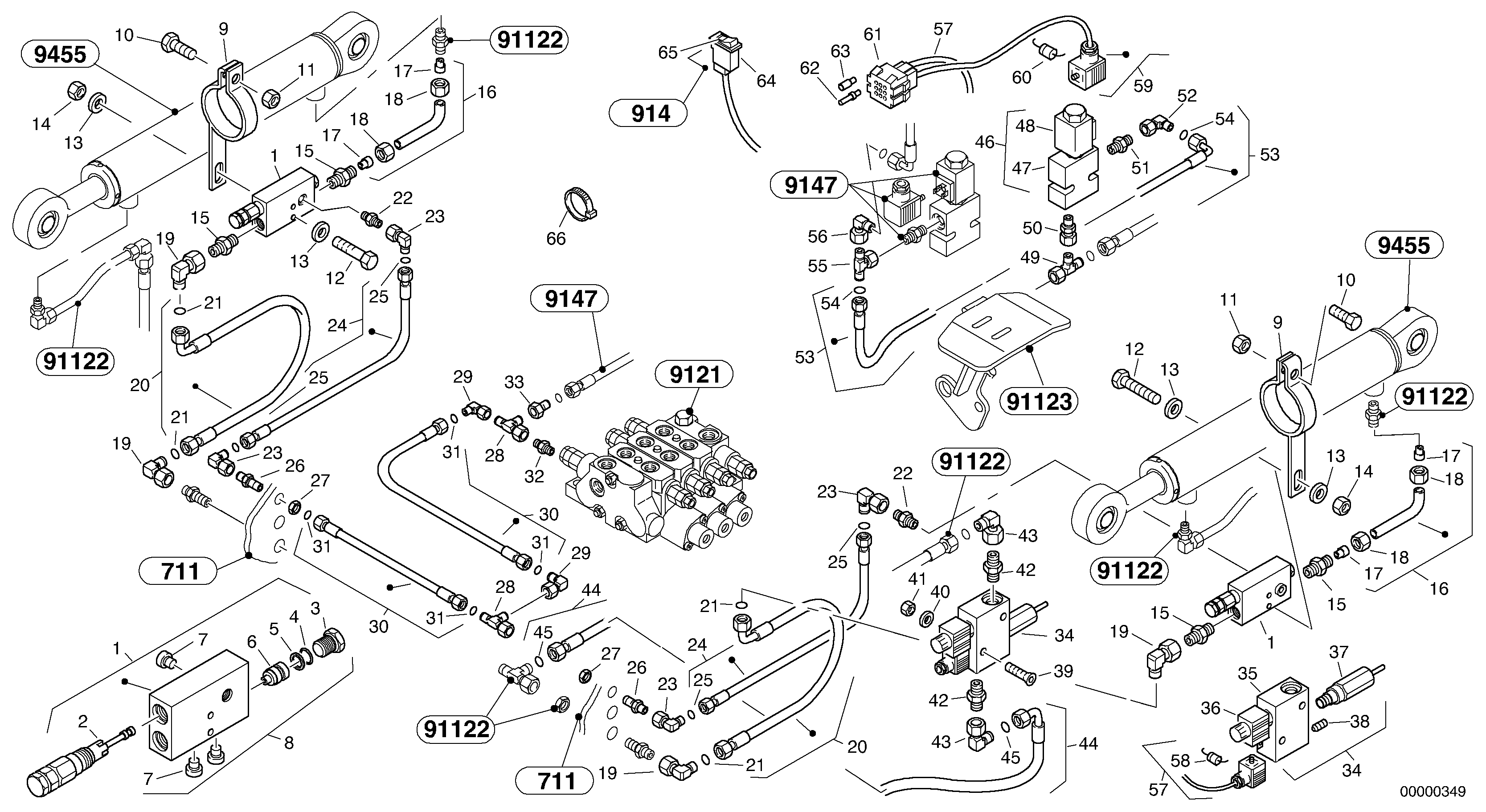 Line fracture safety - Lift — volvo parts diagram