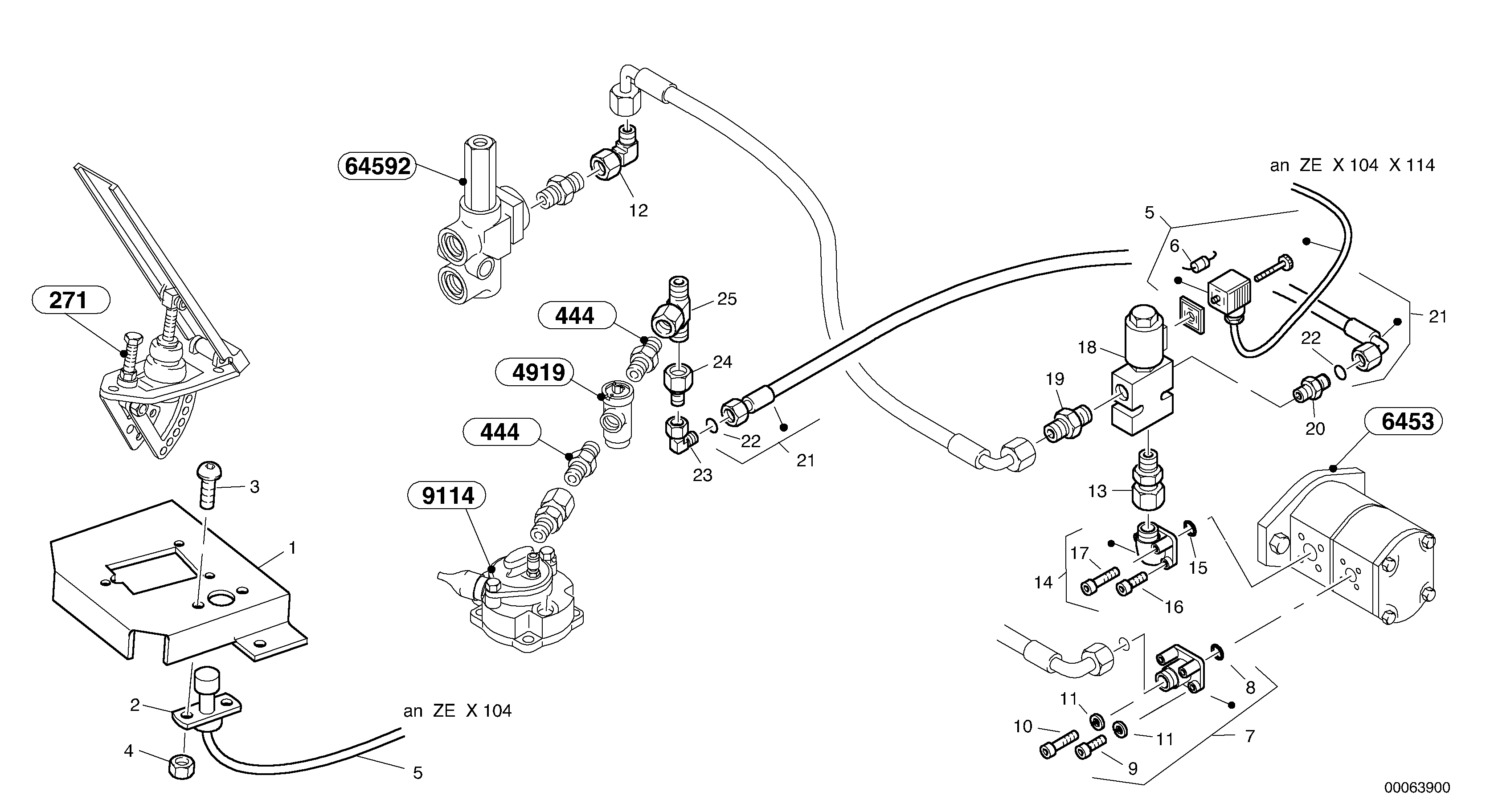 Engine brake — volvo parts diagram
