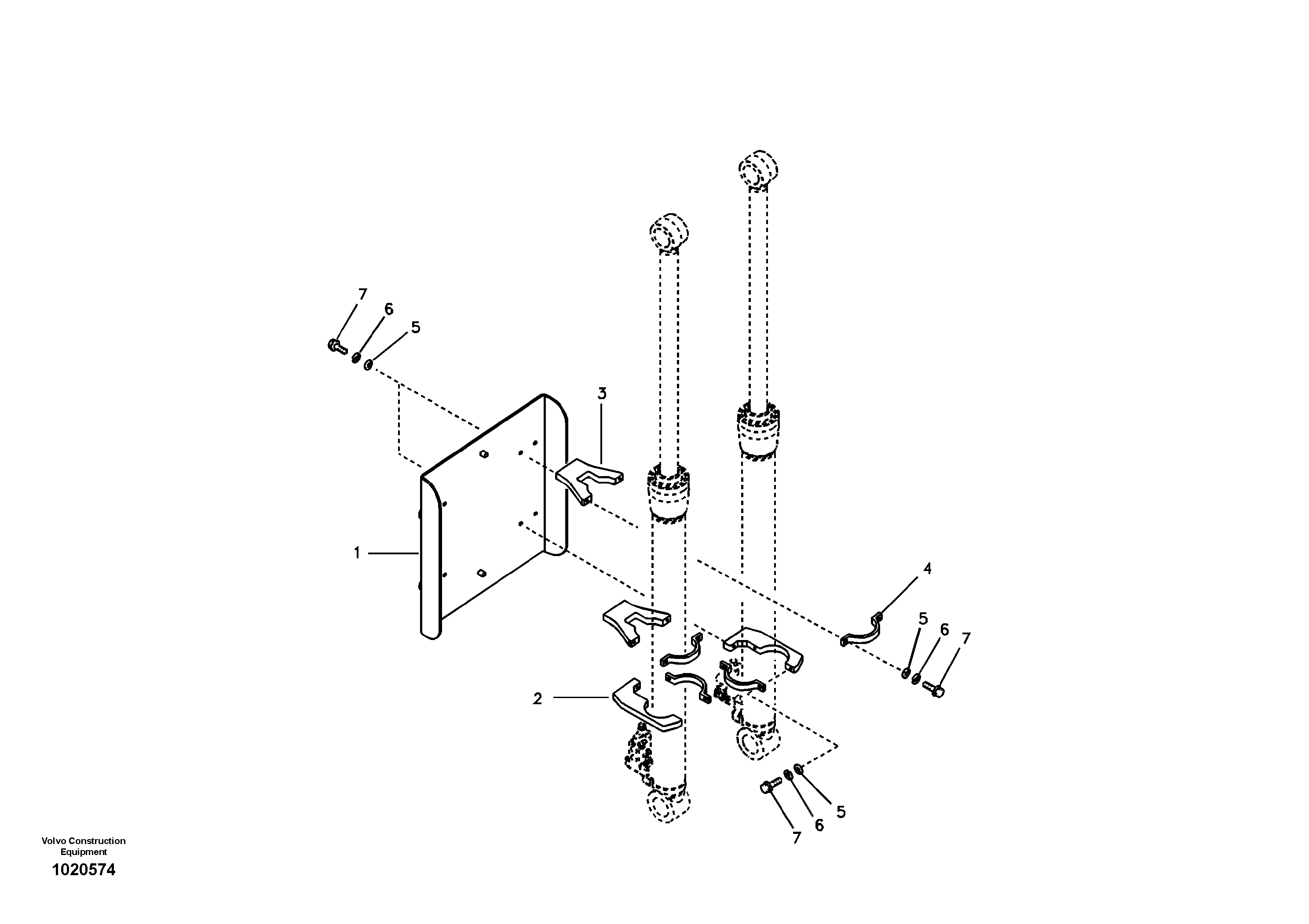 Protecting plate — volvo parts diagram