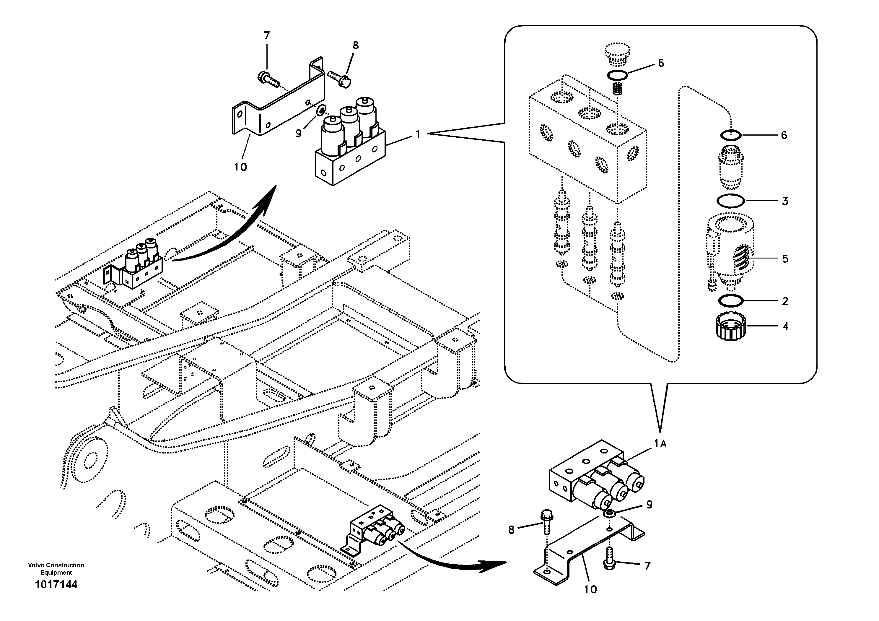 Servo system, solenoid valve — volvo parts diagram