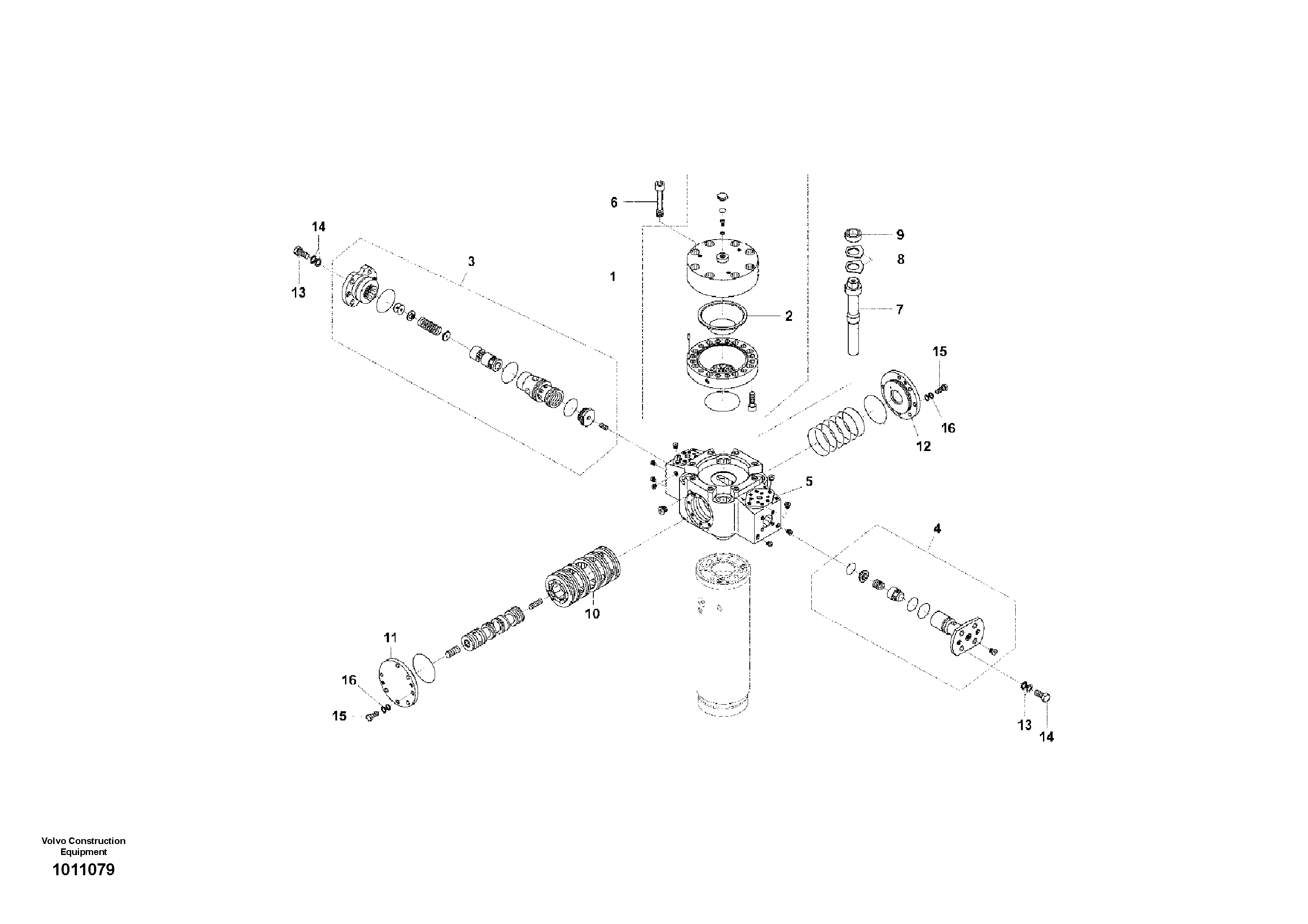 Hydraulic hammer, Accumulator — volvo parts diagram