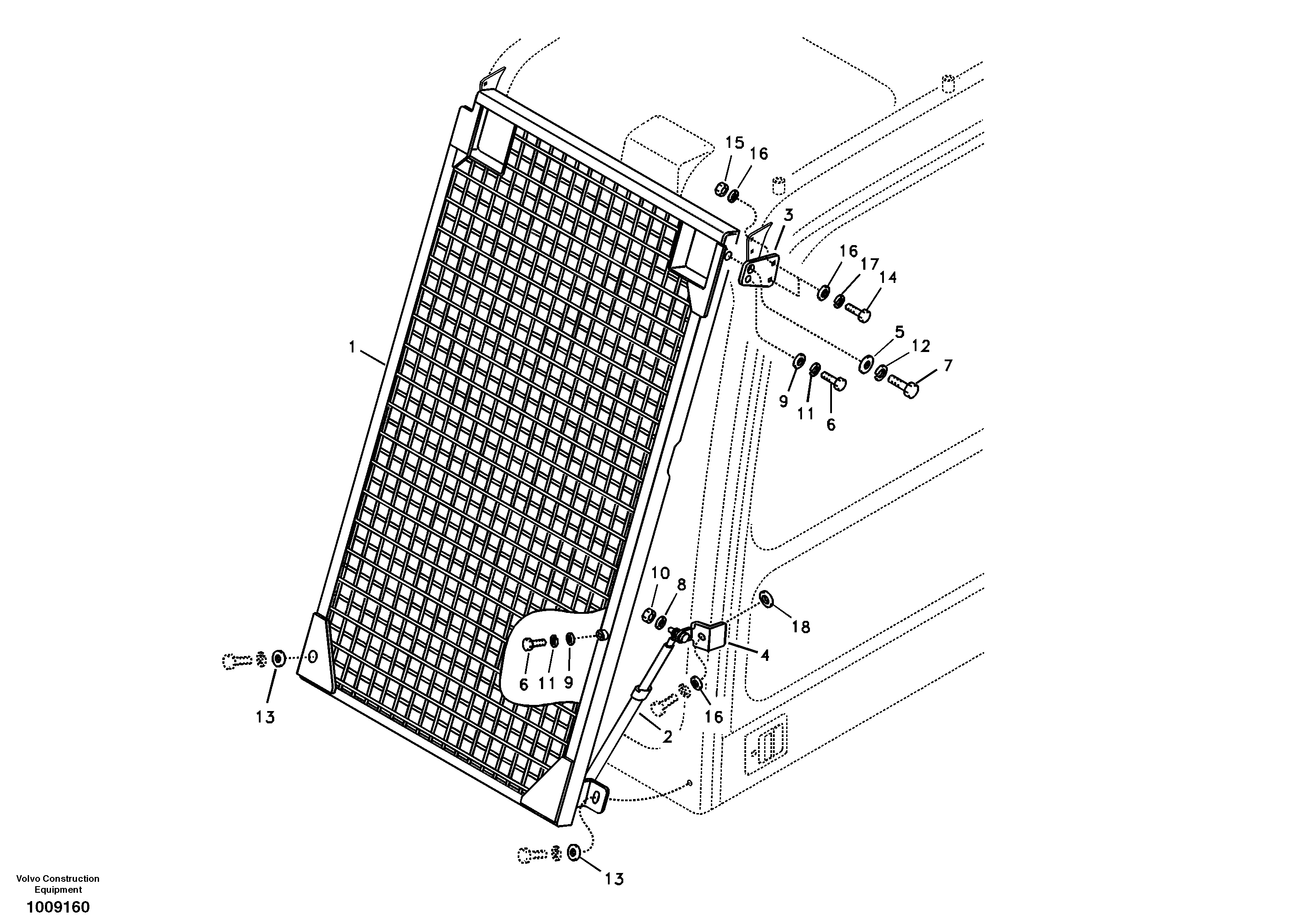Windshield protection — volvo parts diagram
