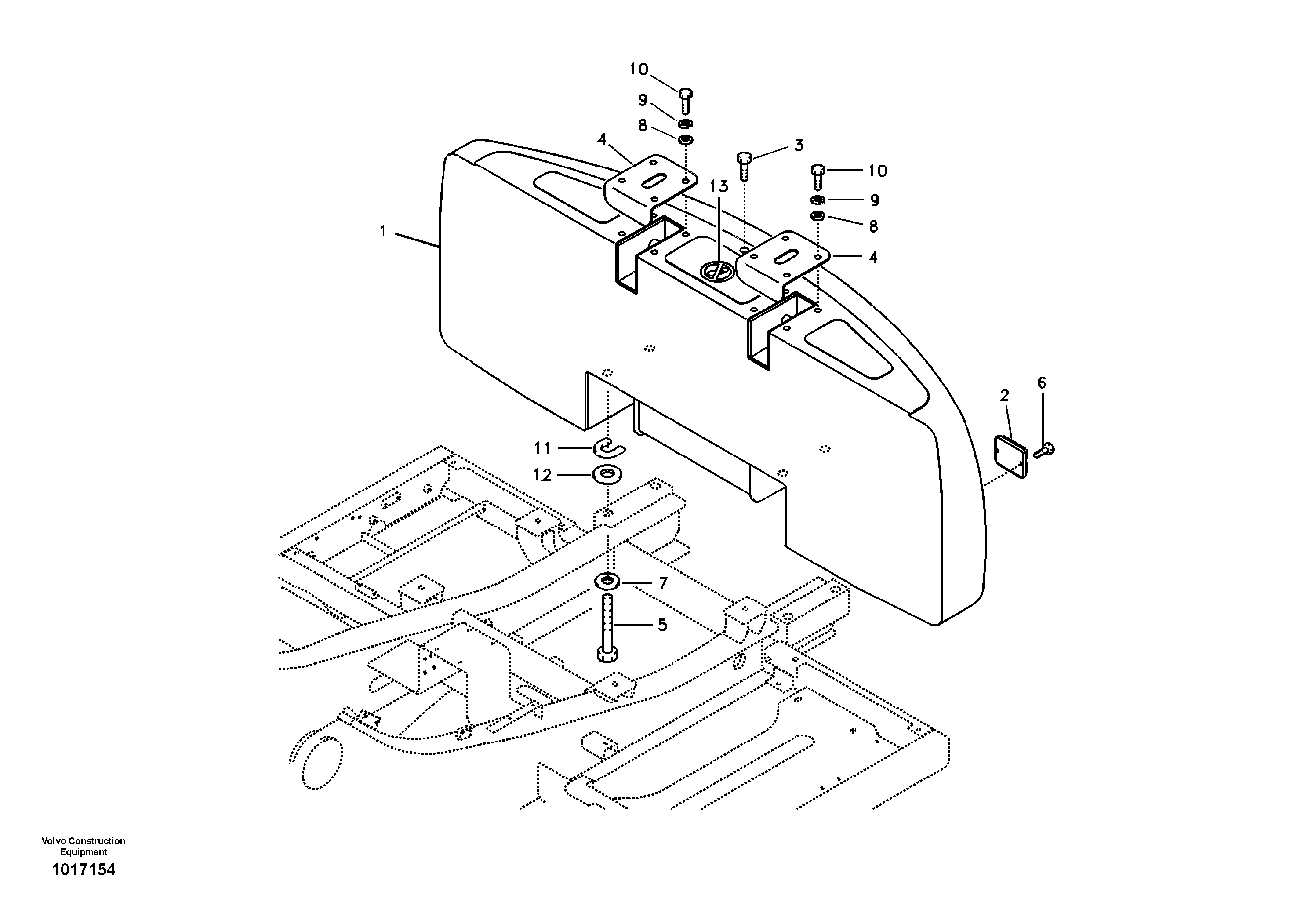 Counterweights — volvo parts diagram