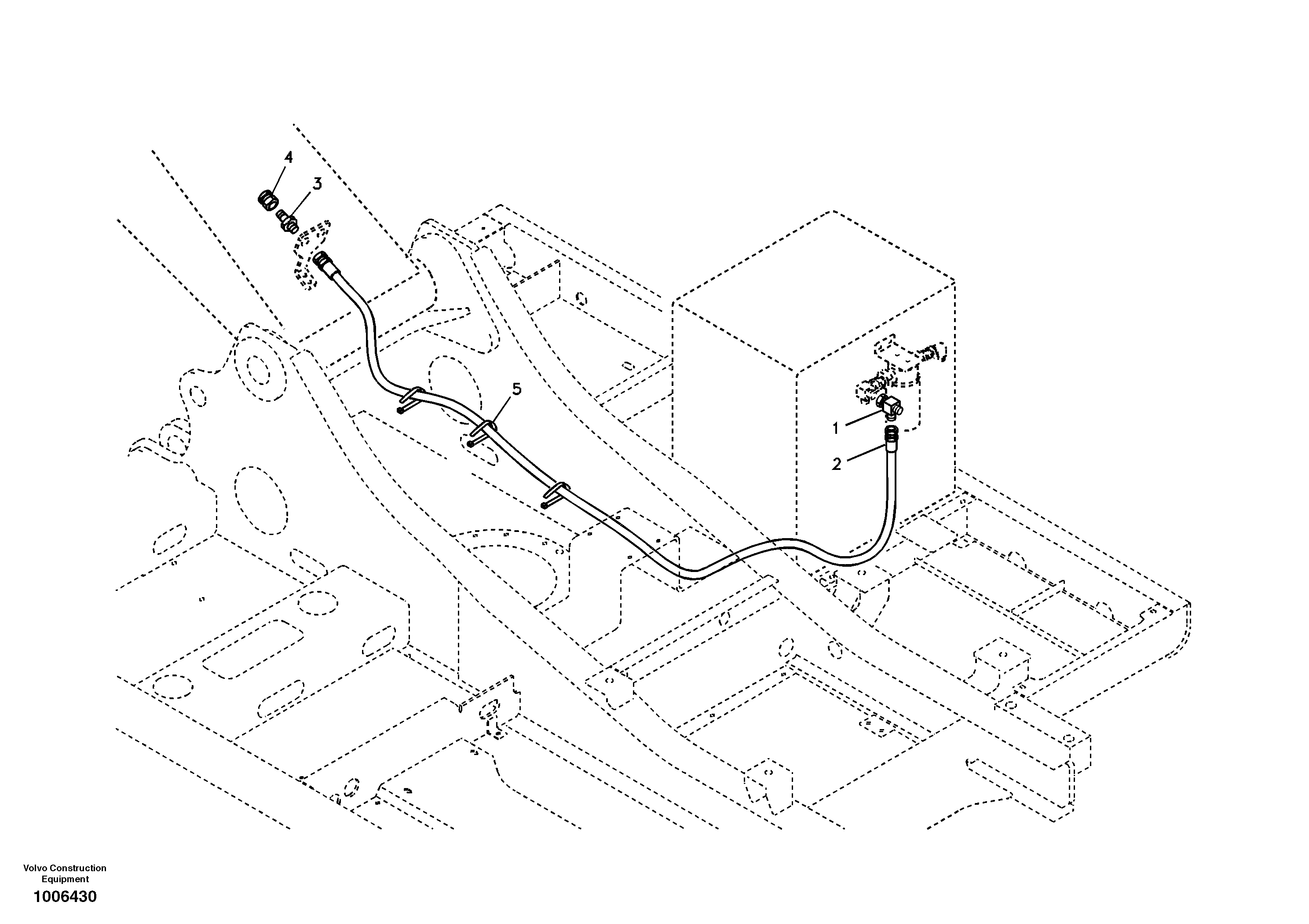 Working Hydraulic, Oil Leak On Upper Frame — volvo parts diagram