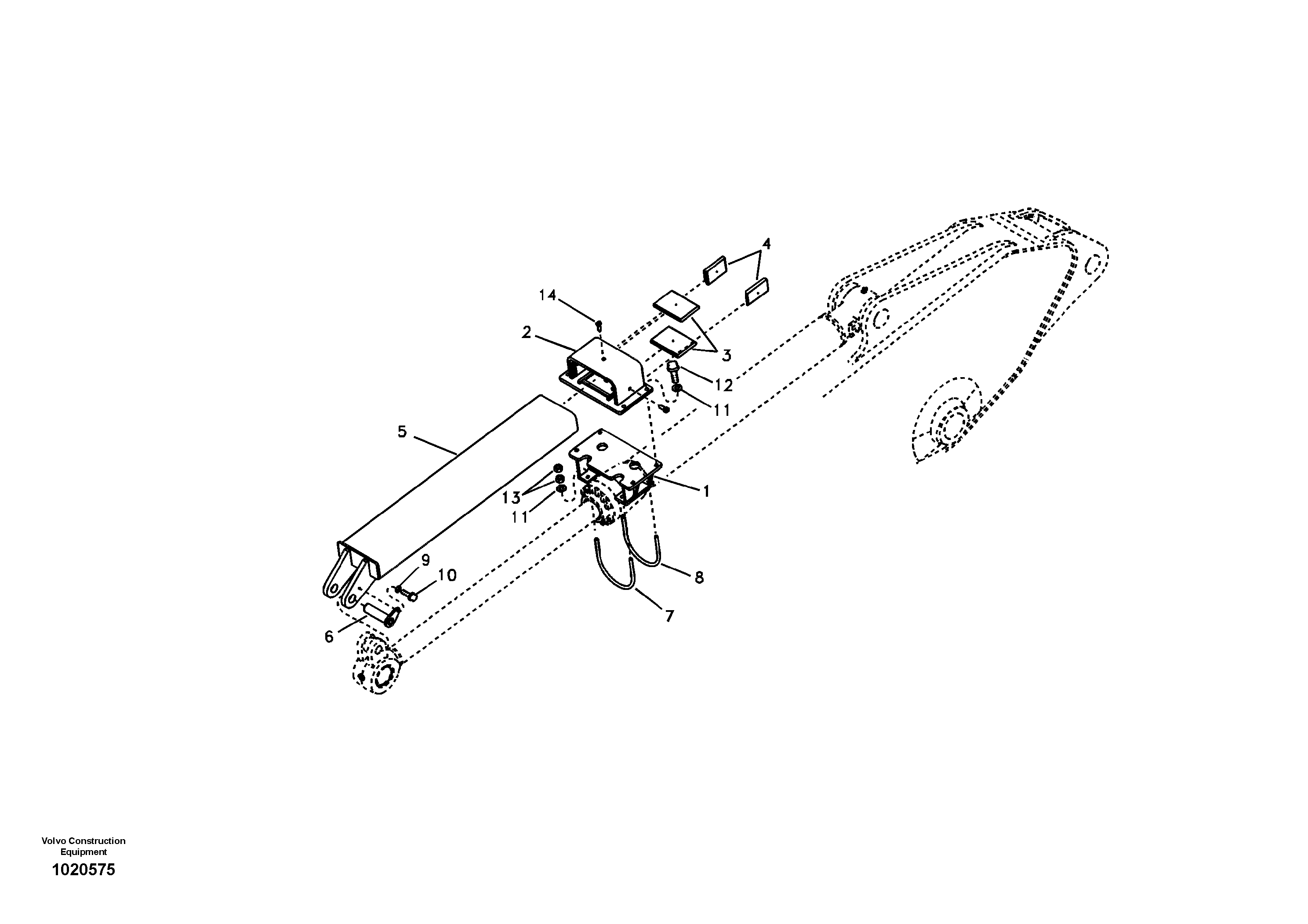 Protecting plate — volvo parts diagram