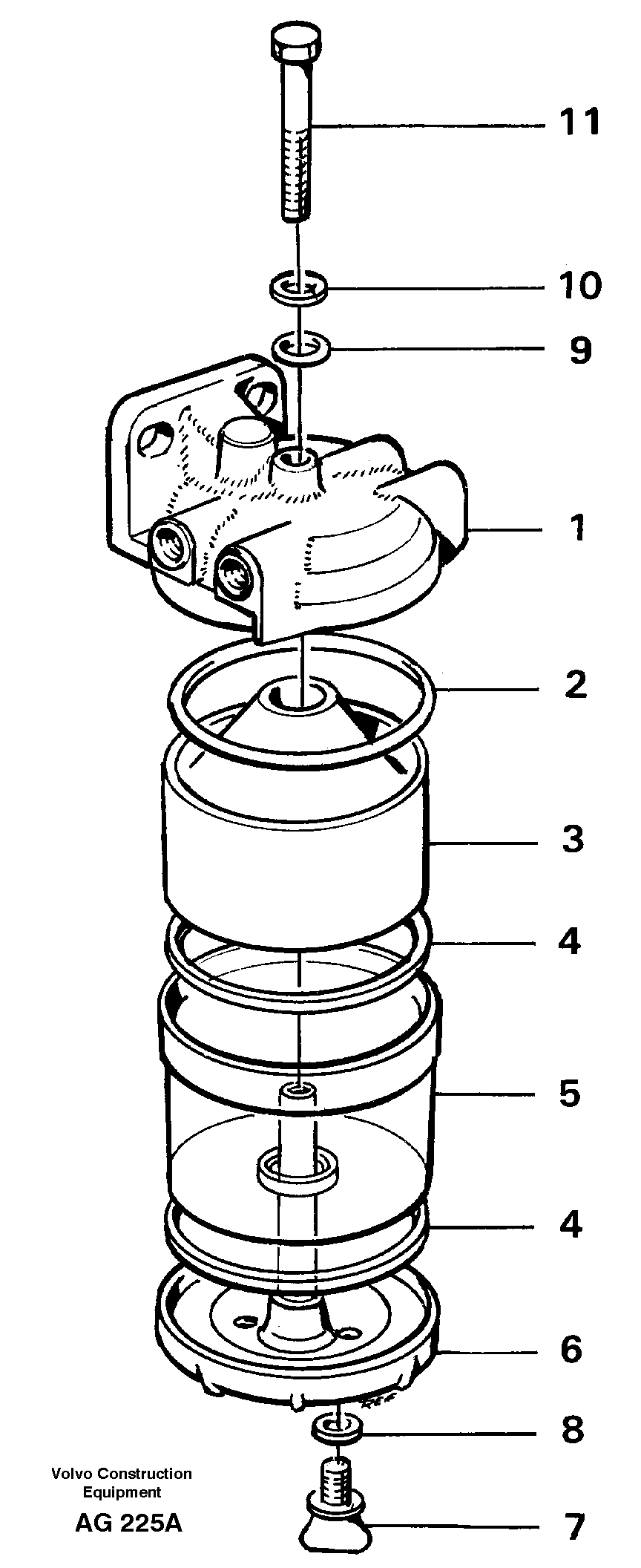 Filter — volvo parts diagram
