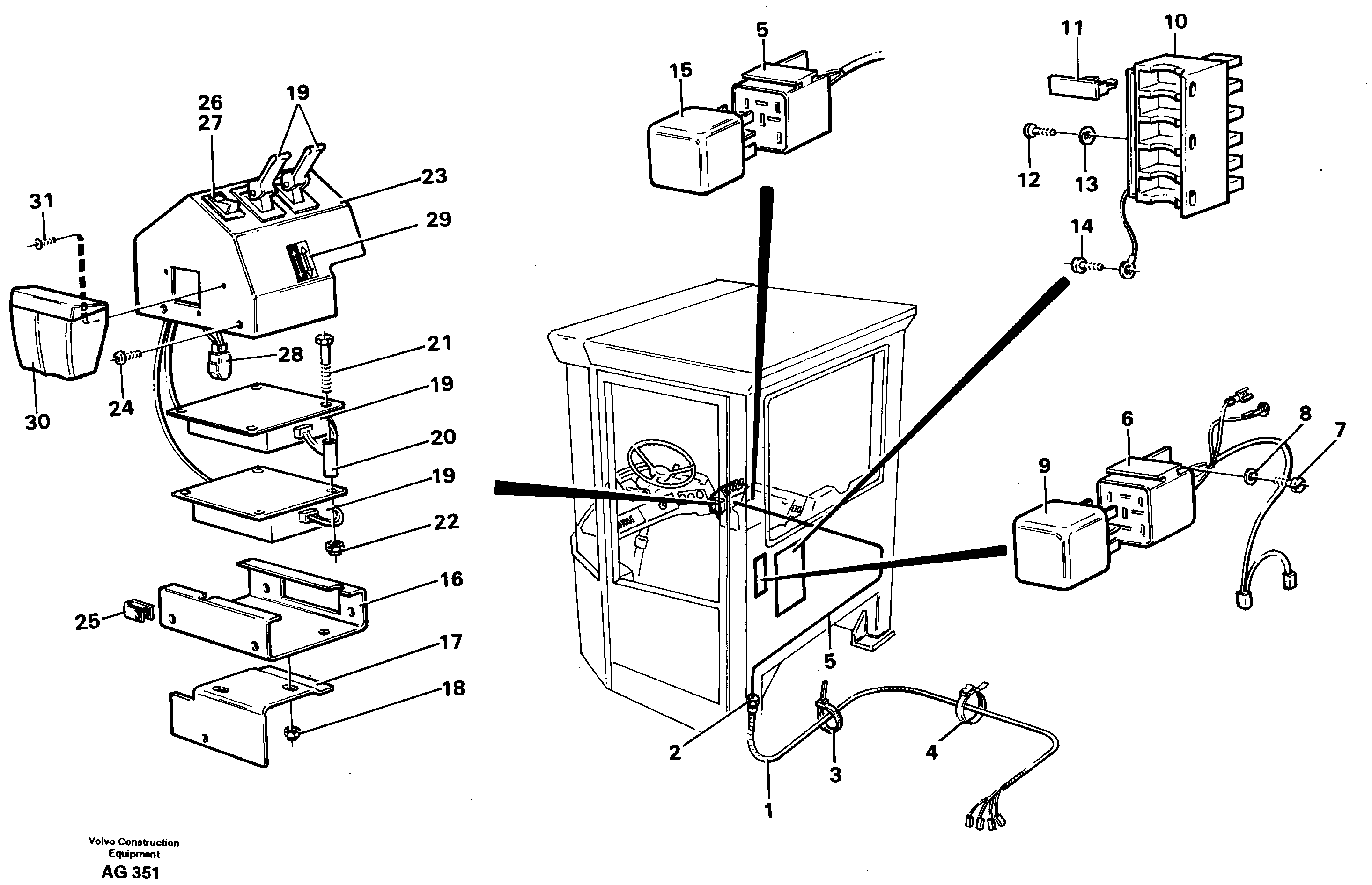 Electrical system: 5:th and 6:th fuction  94777 — volvo parts diagram