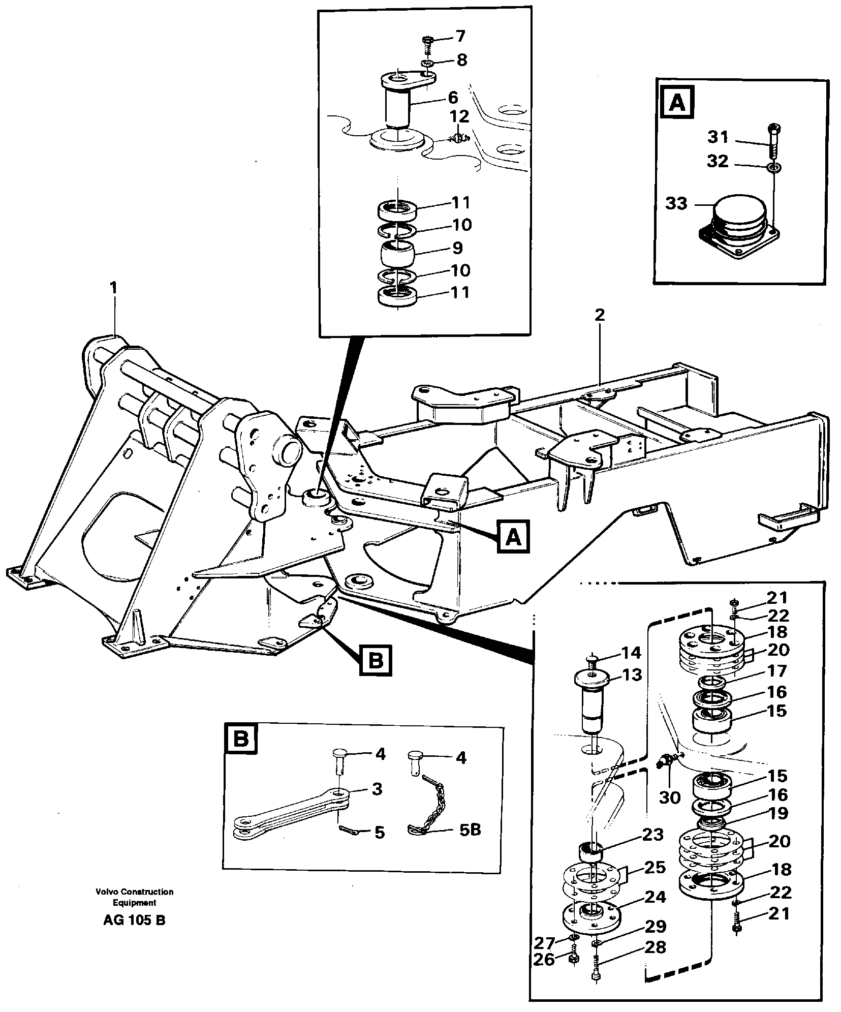 Frame — volvo parts diagram