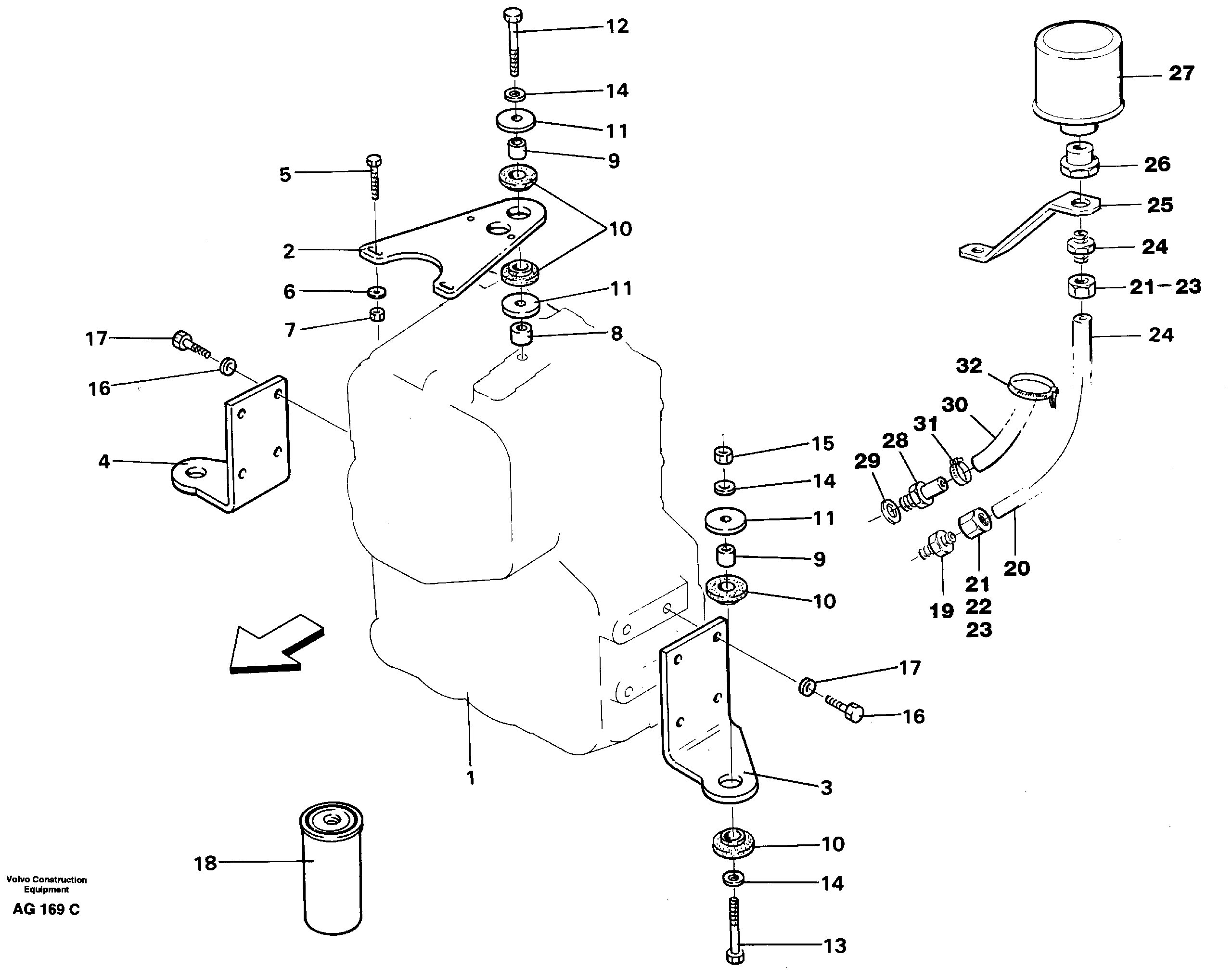 Gearbox Mounting — volvo parts diagram