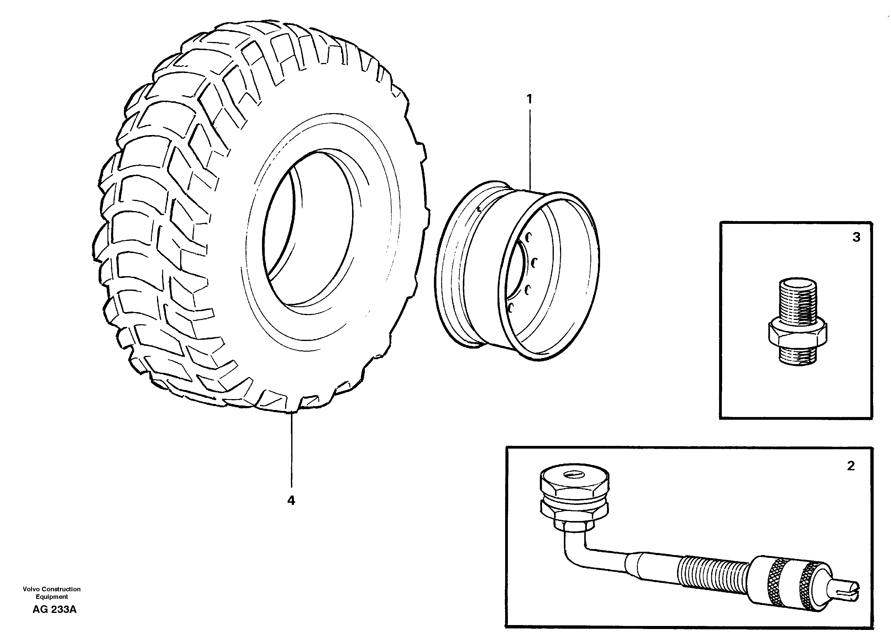 Wheel  455/70 R24 — volvo parts diagram