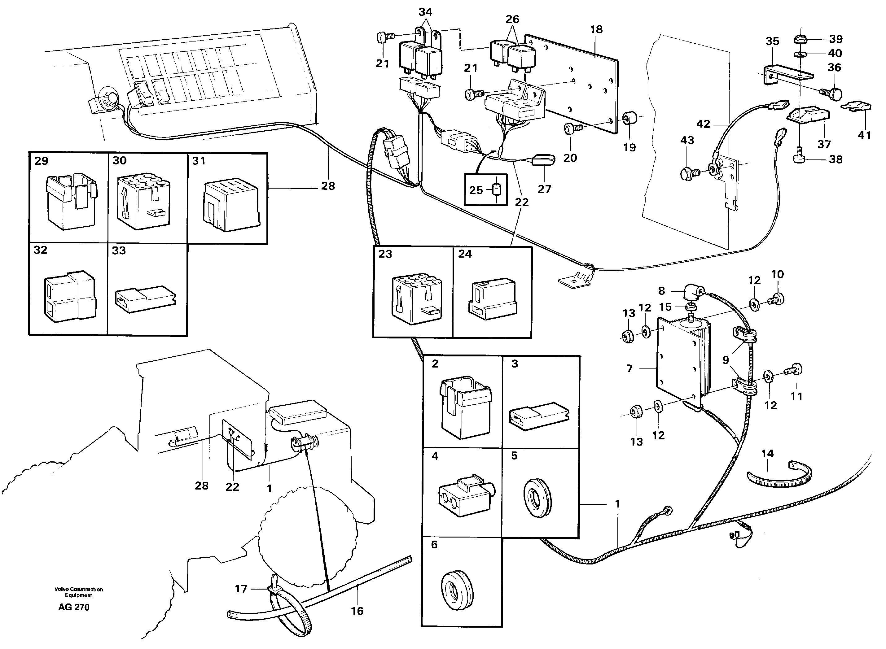 Electrical system: Air conditioning  92161 — volvo parts diagram