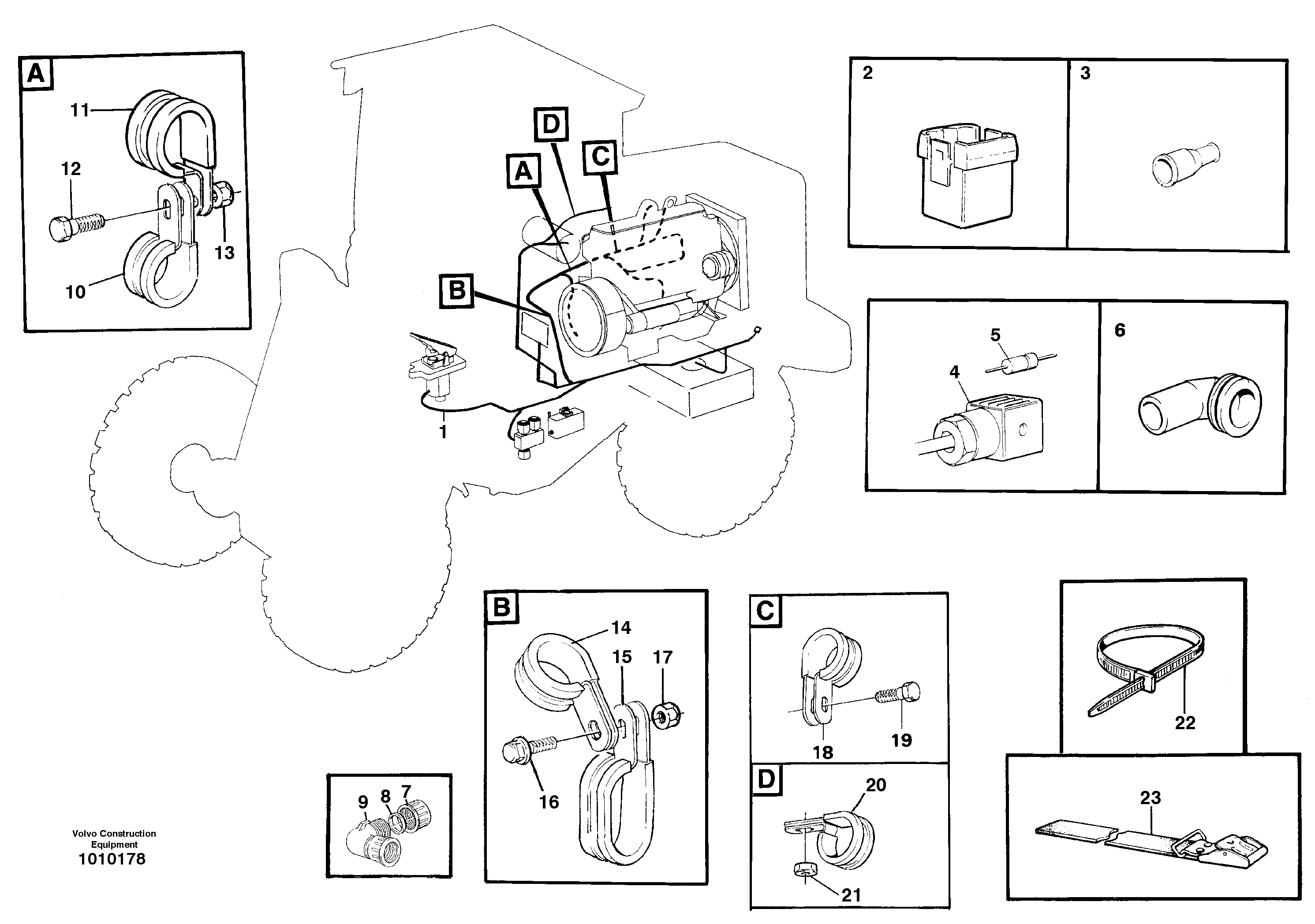 Cable harness Engine — volvo parts diagram