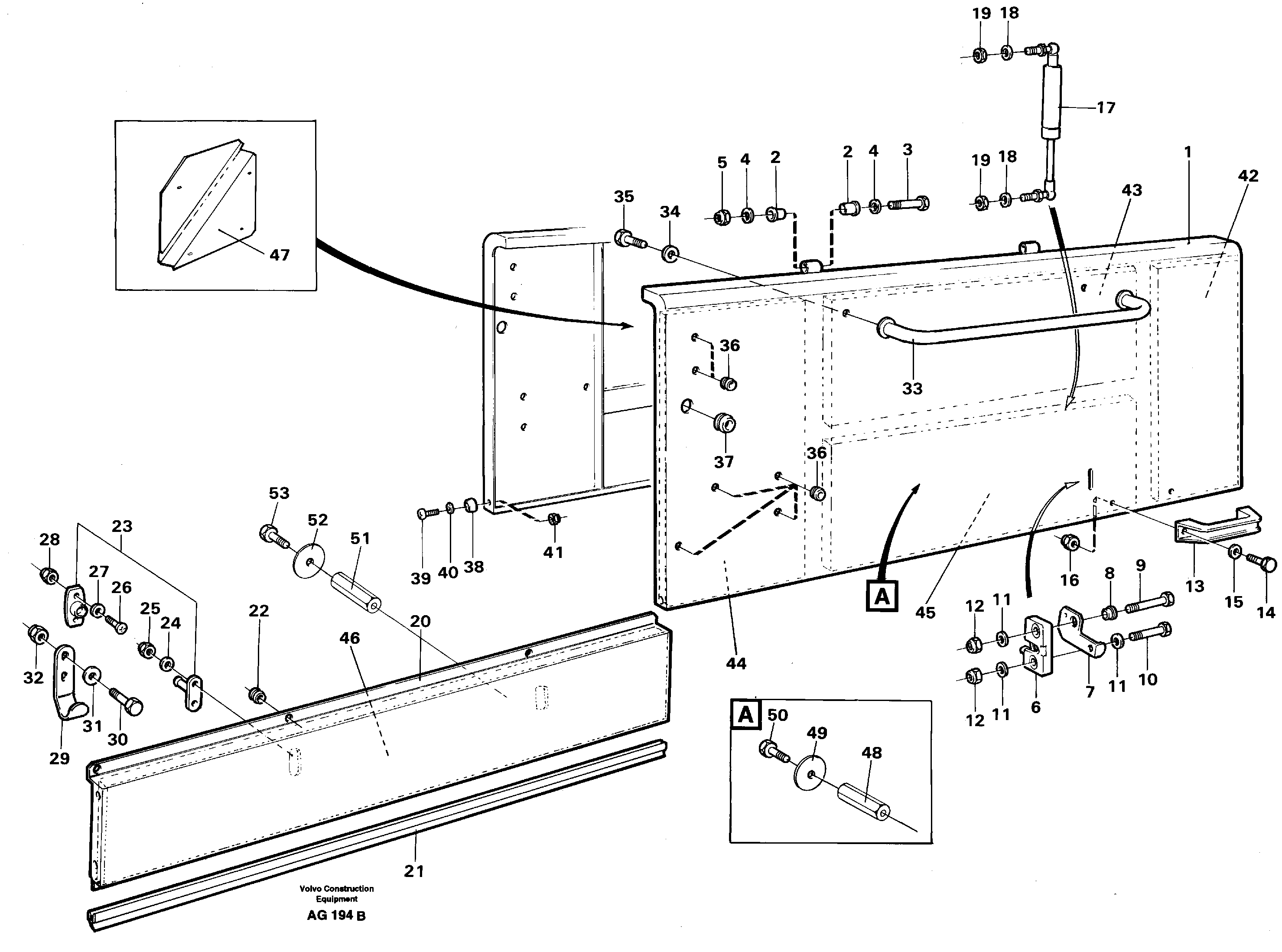 Side hatches — volvo parts diagram