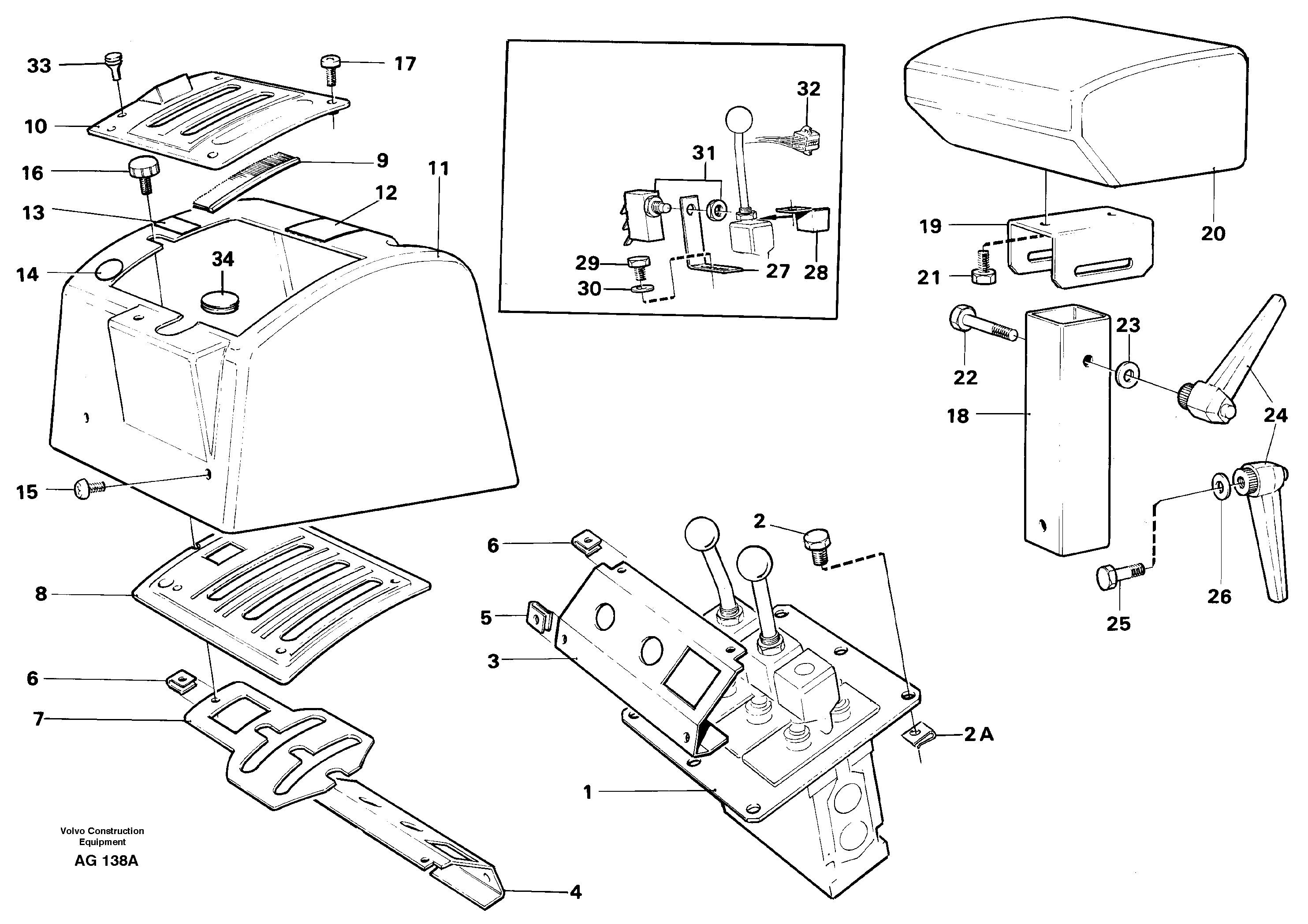 Servo valve, assembly — volvo parts diagram